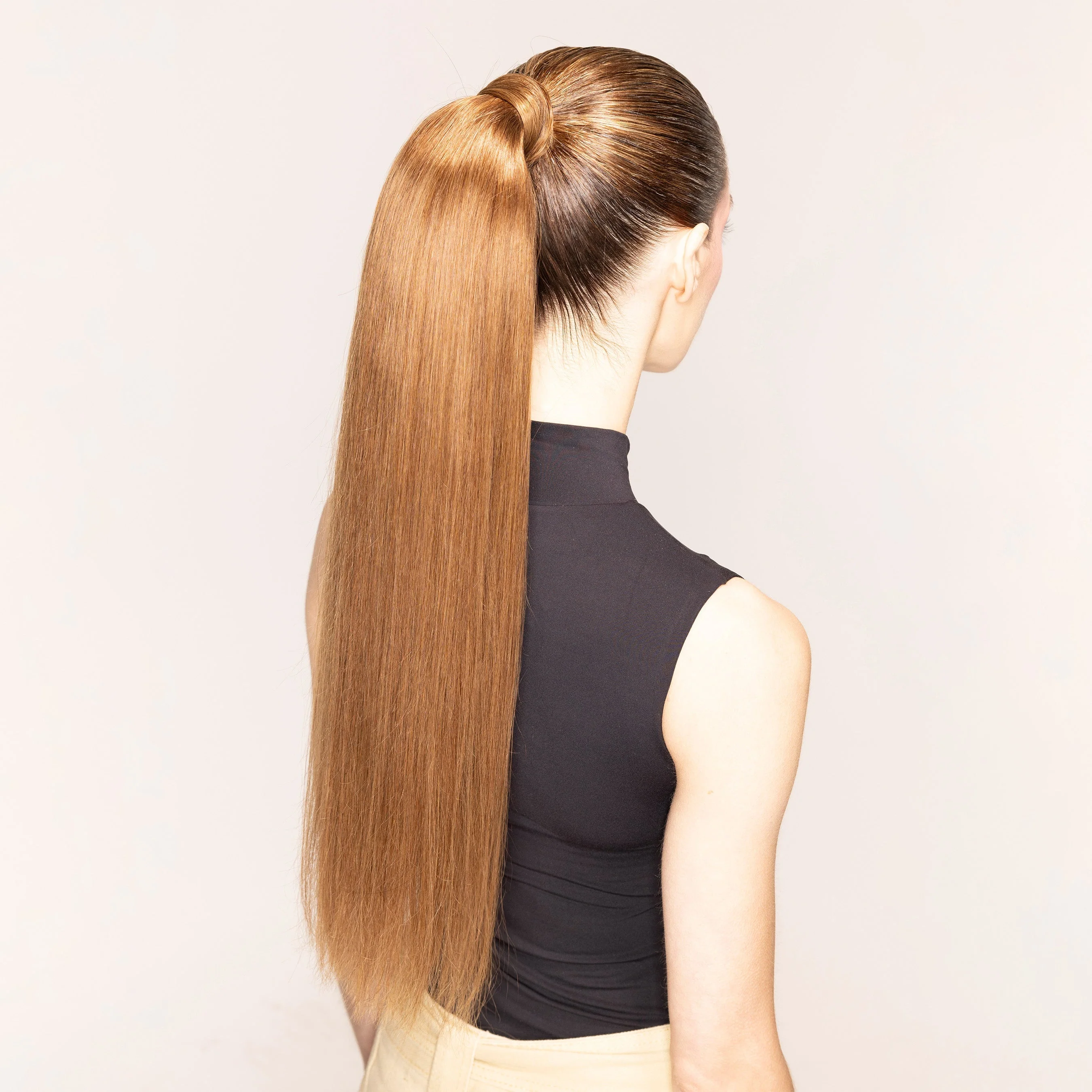 Andrew Fitzsimons Ponytail, Almond Brown #7 Natural - Image 4