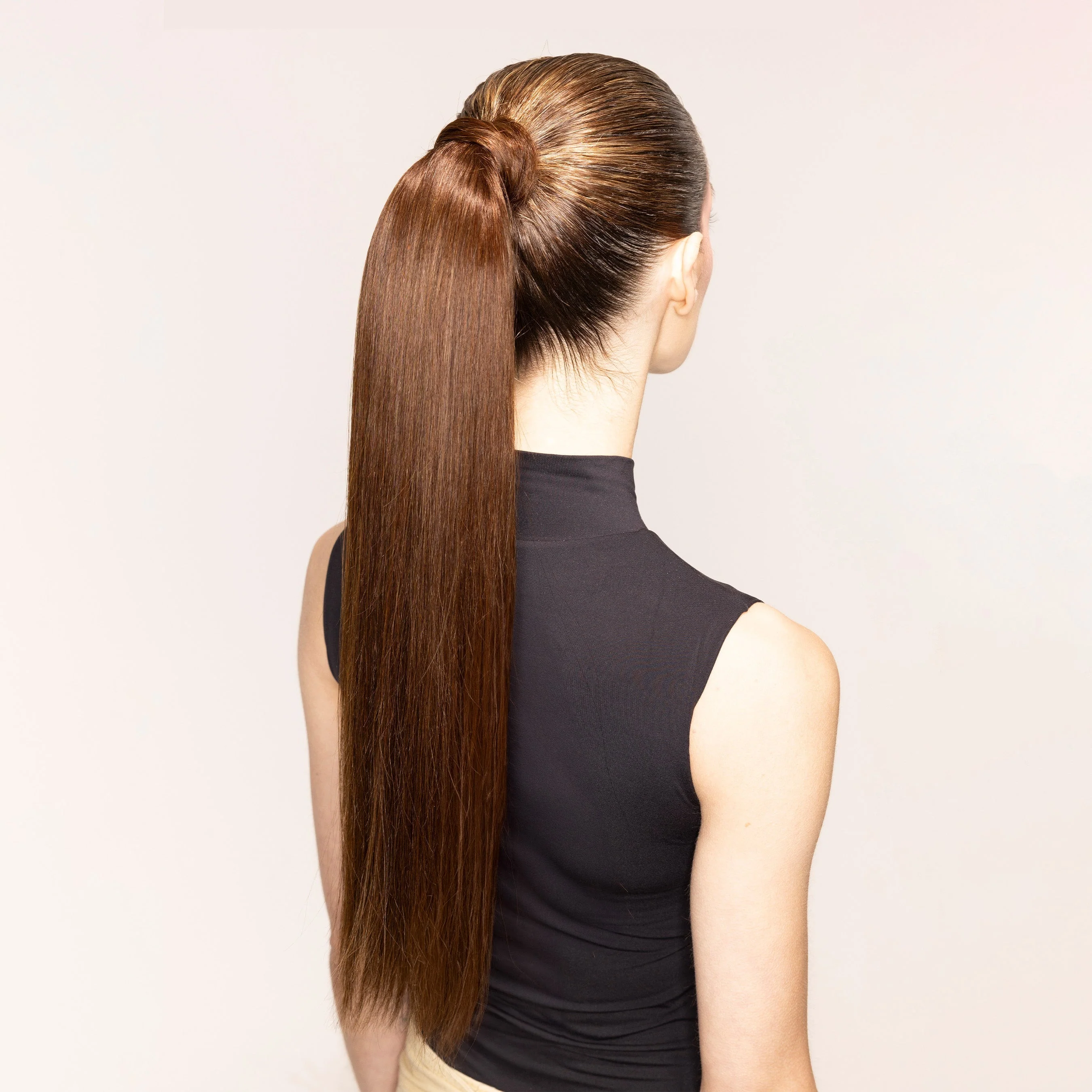 Andrew Fitzsimons Ponytail, Chocolate Brown #4 Natural - Image 2