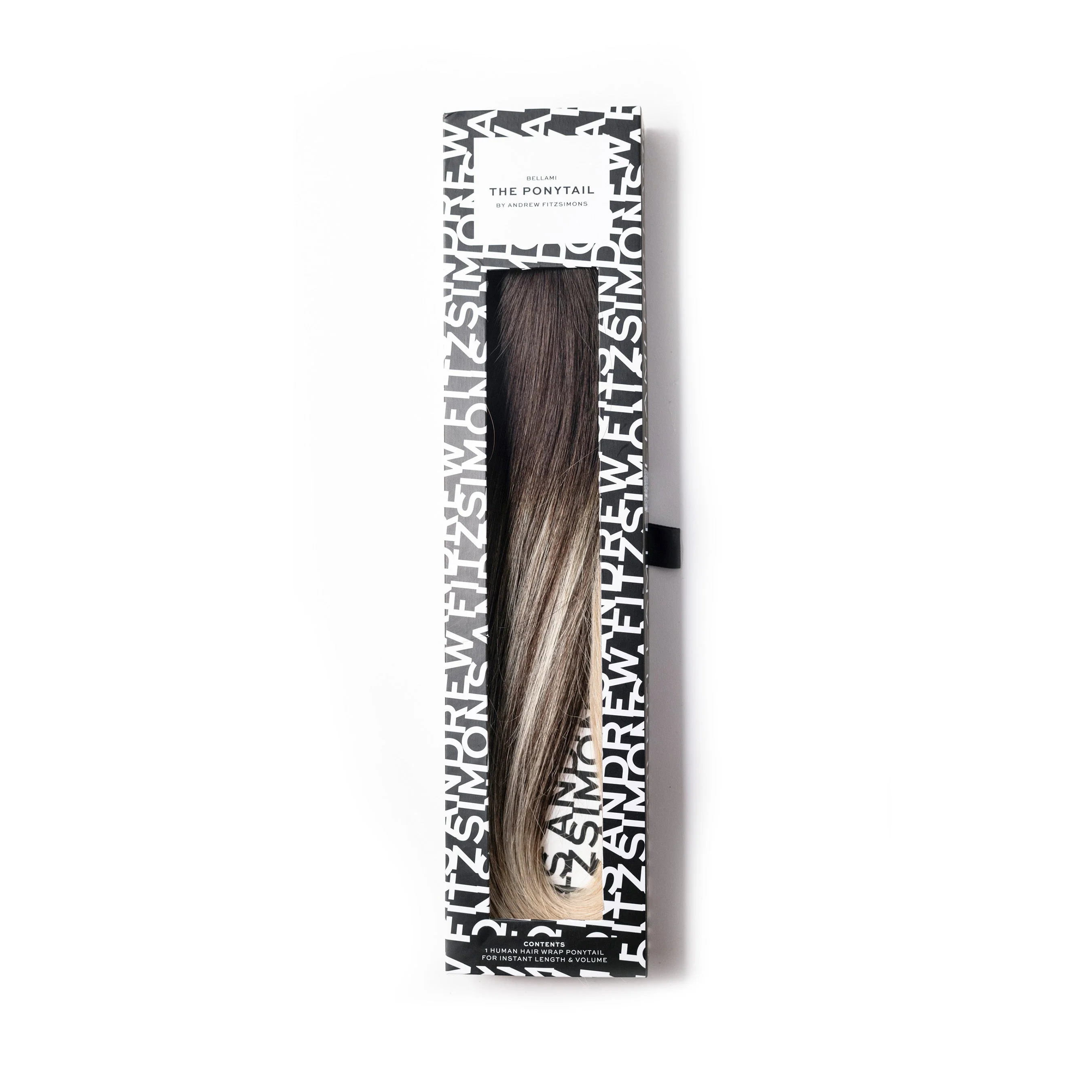 Andrew Fitzsimons Ponytail, Dark Brown/Dirty Blonde #2/18 Balayage - Image 3