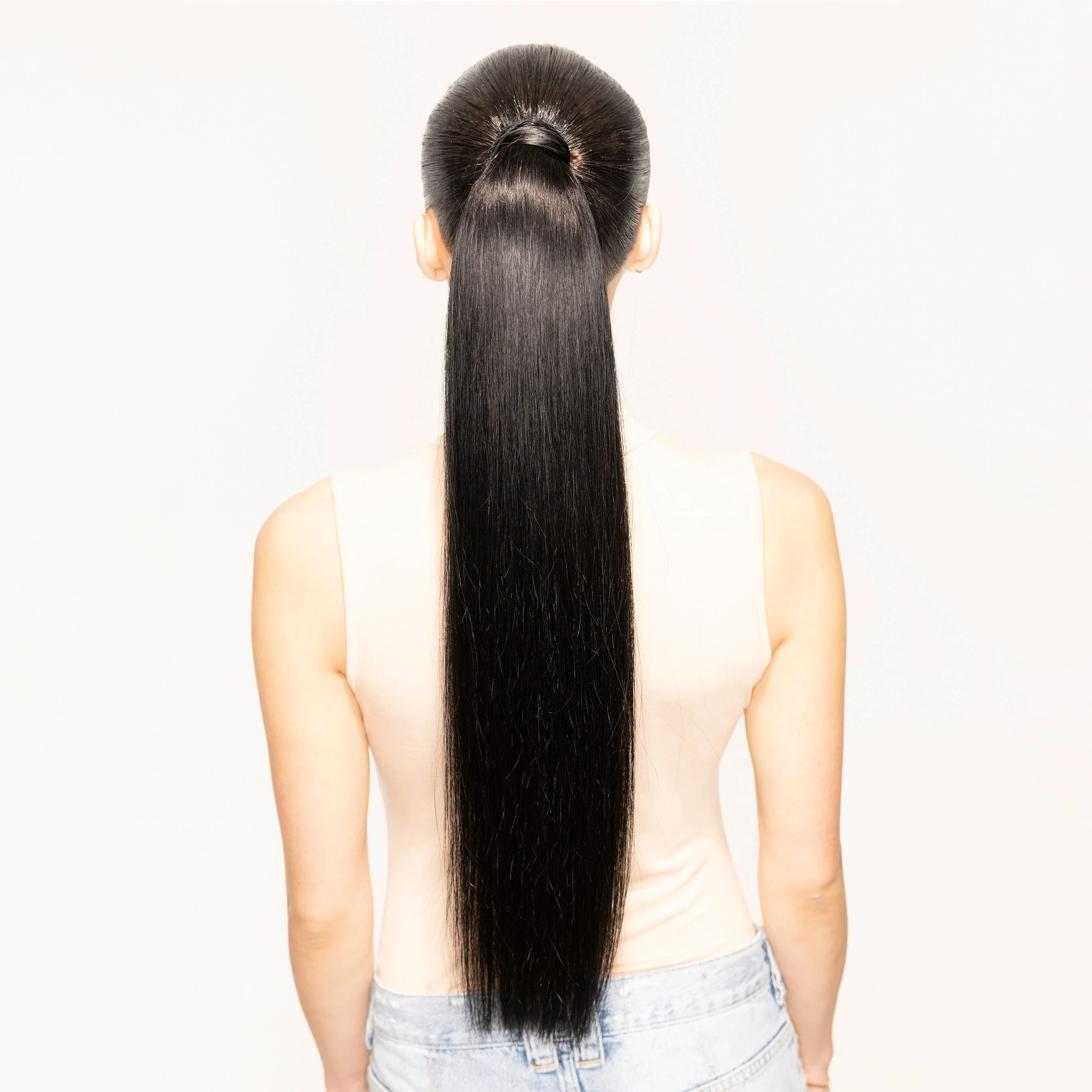 Andrew Fitzsimons Ponytail, 2.0 Jet Black #1 Natural - Image 6