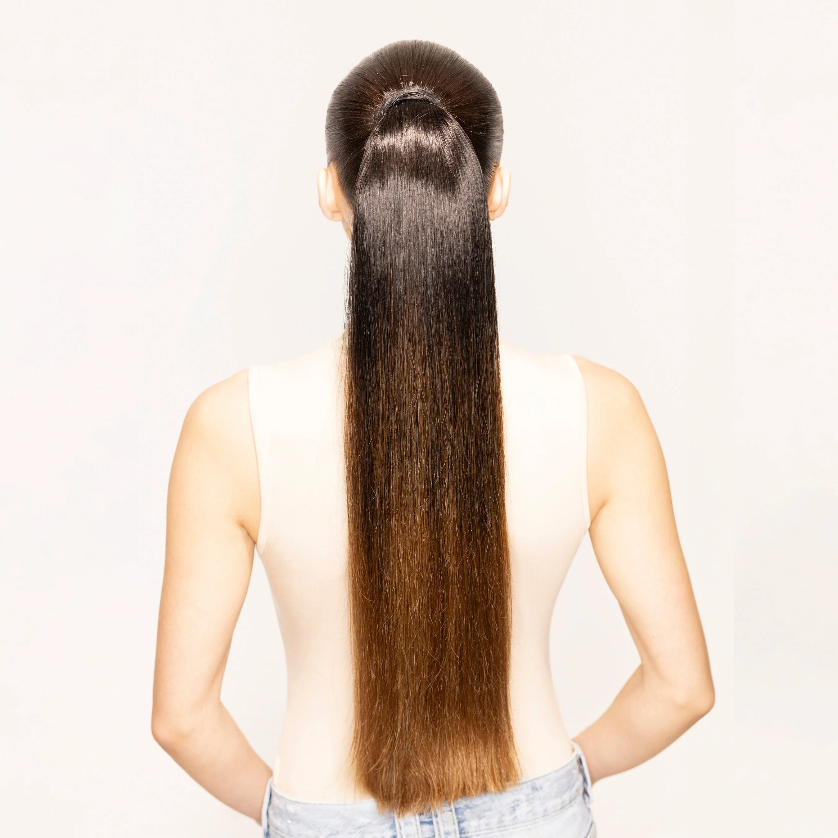 Andrew Fitzsimons Ponytail 2.0, Off Black/Chocolate Brown #1B/4 Balayage - Image 5