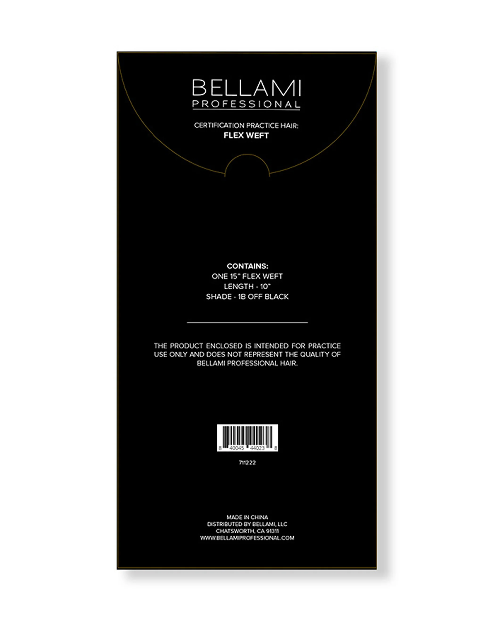 Certified Practice Flex Weft, Off Black #1B Natural - Image 3