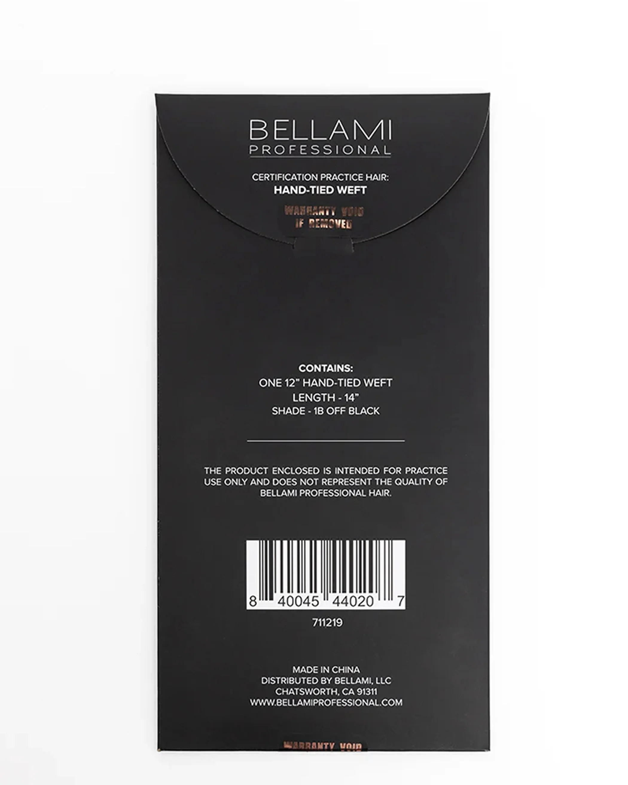 Certified Practice Hand-Tied Weft, Off Black #1B Natural - Image 5