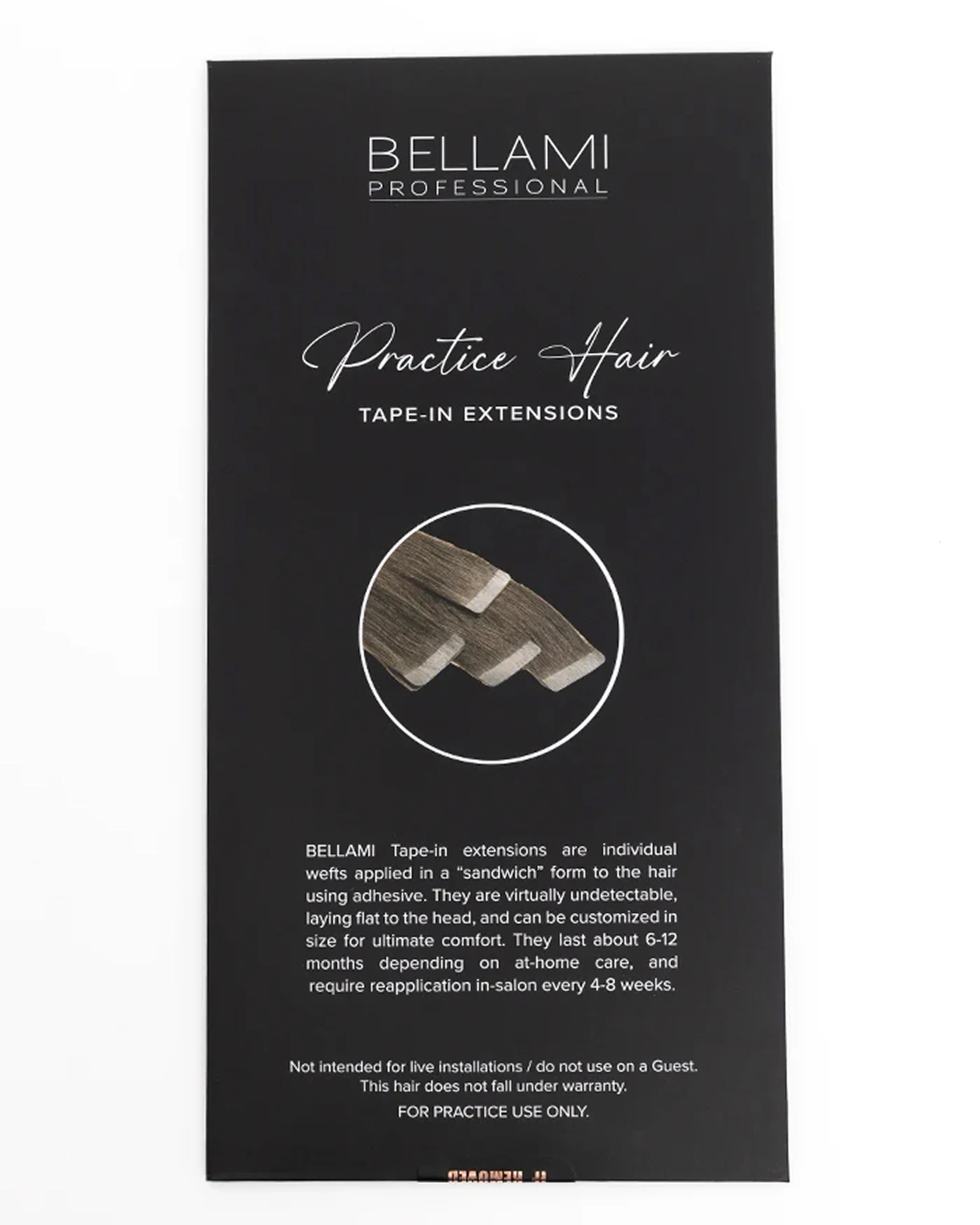 Certified Practice Tape-in, Off Black #1B Natural - Image 2