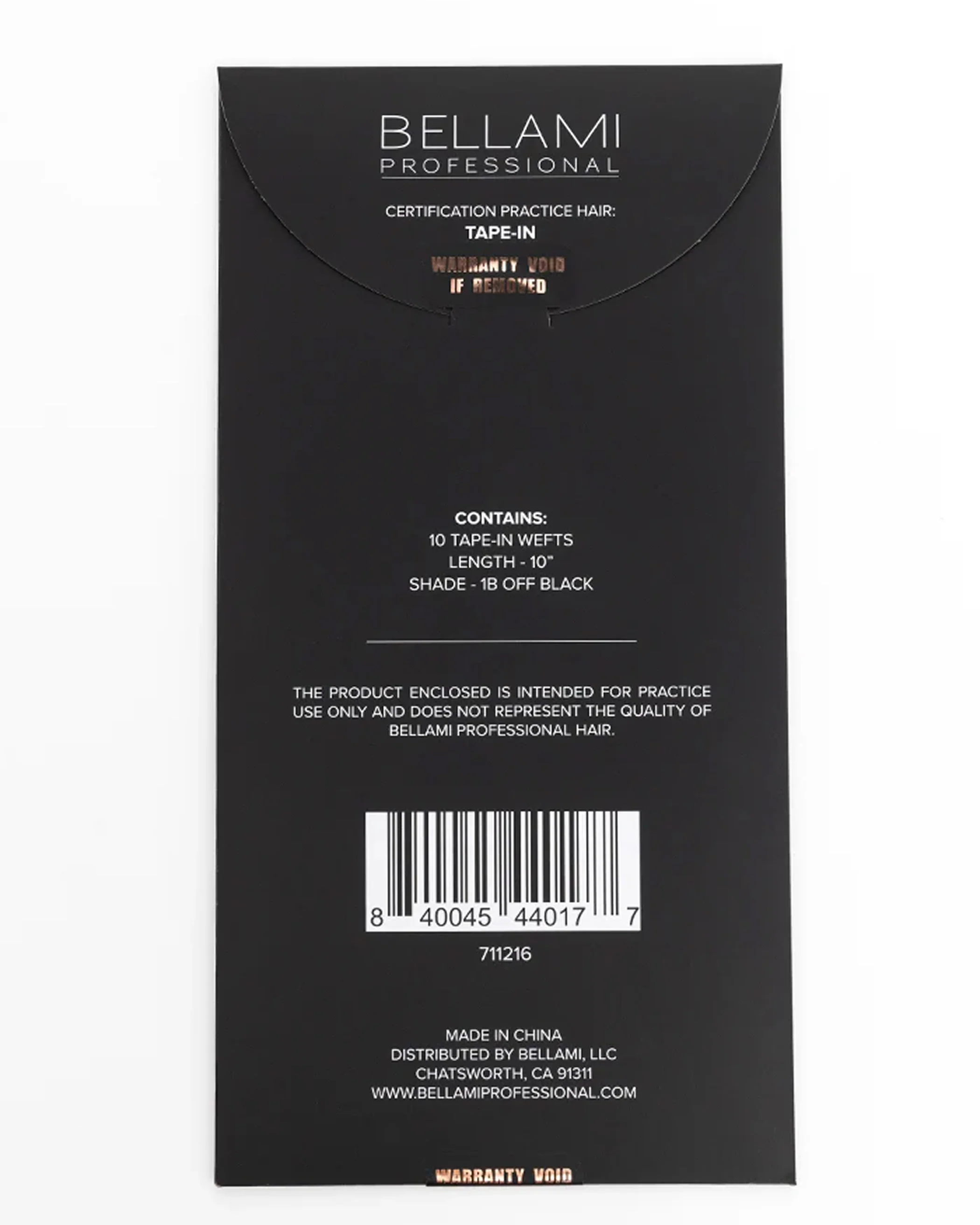Certified Practice Tape-in, Off Black #1B Natural - Image 3