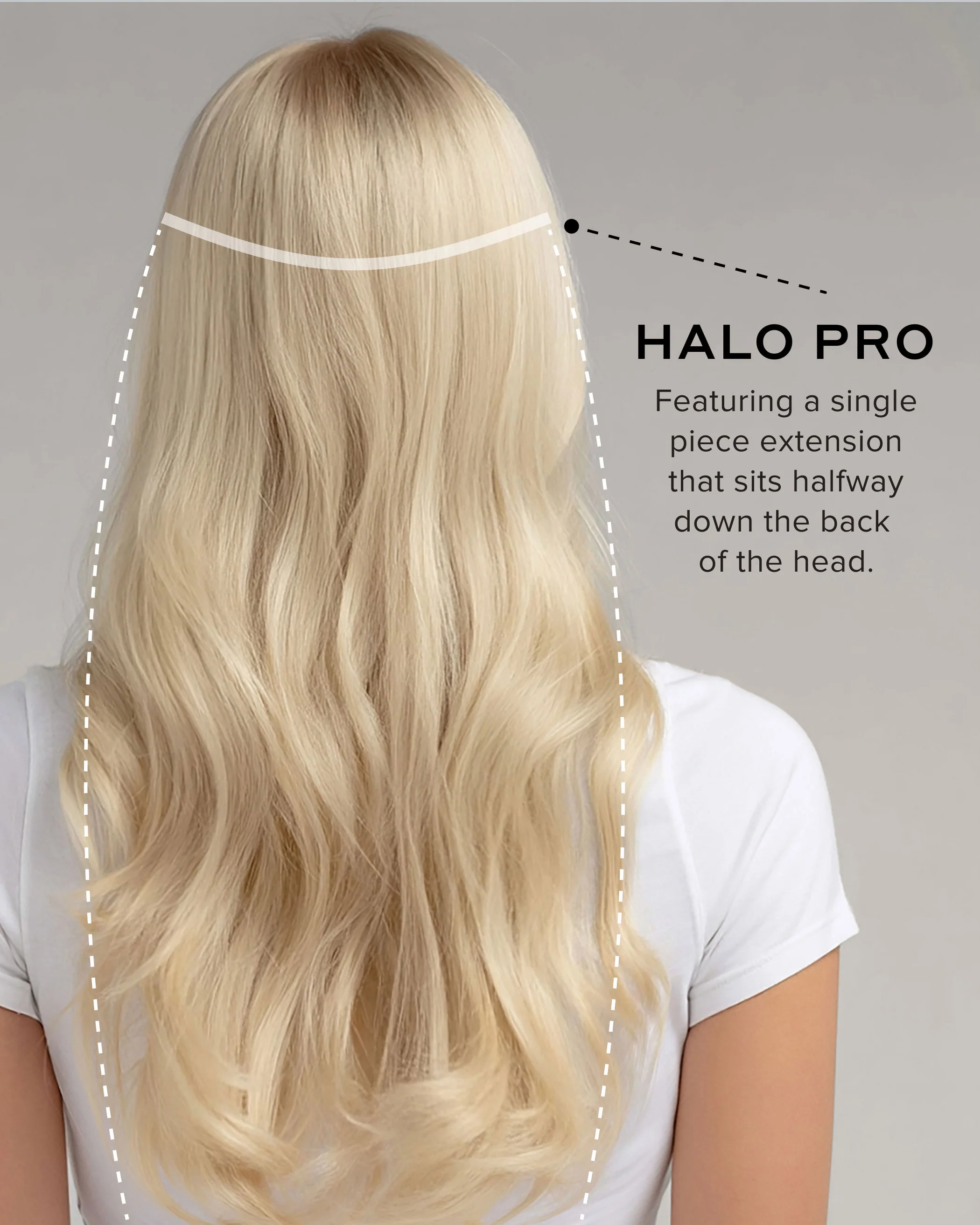 Halo Pro Extensions Kit, Ash Blonde #60 Natural - Image 11