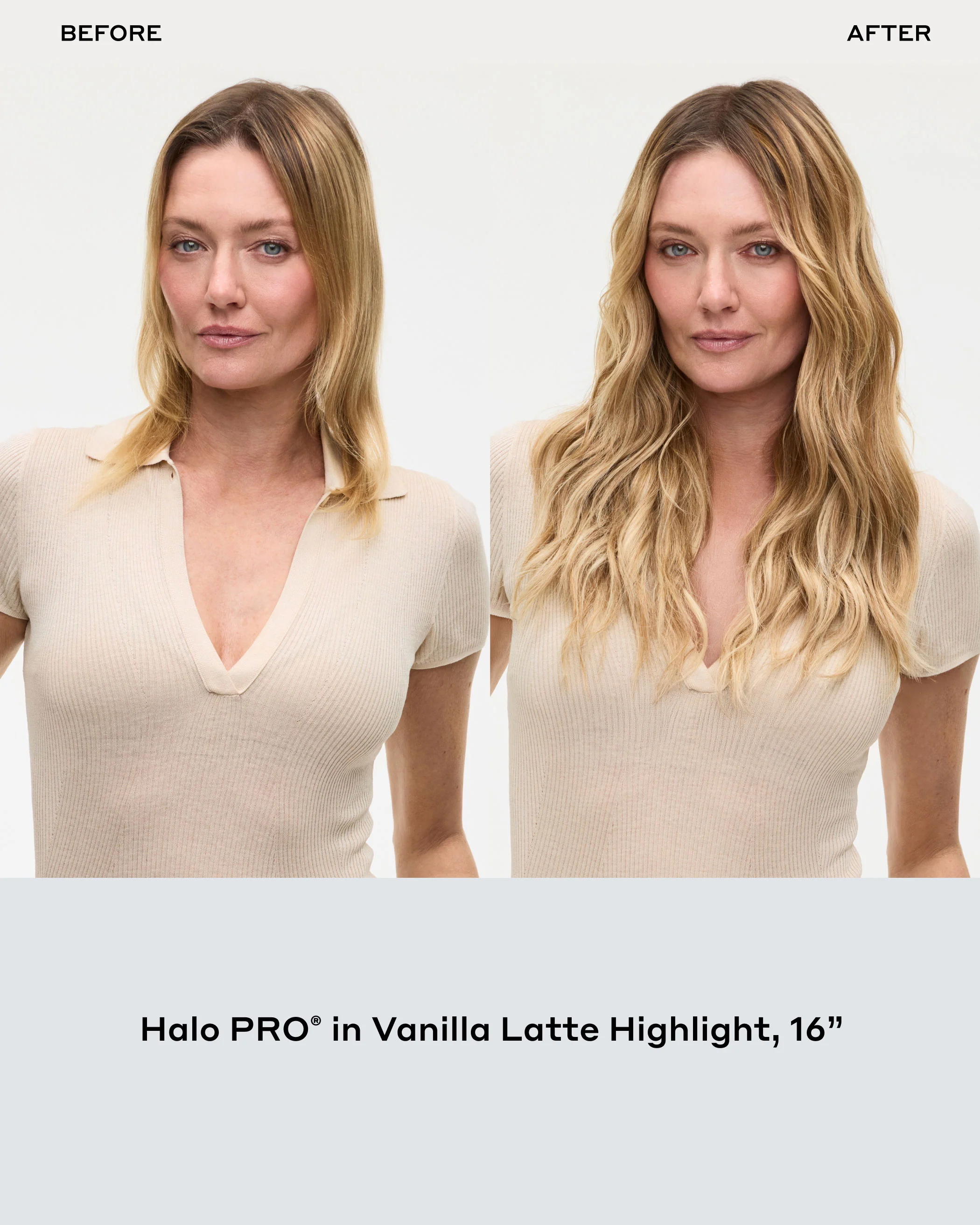 Halo Pro Extensions Kit, Ash Blonde #60 Natural - Image 6
