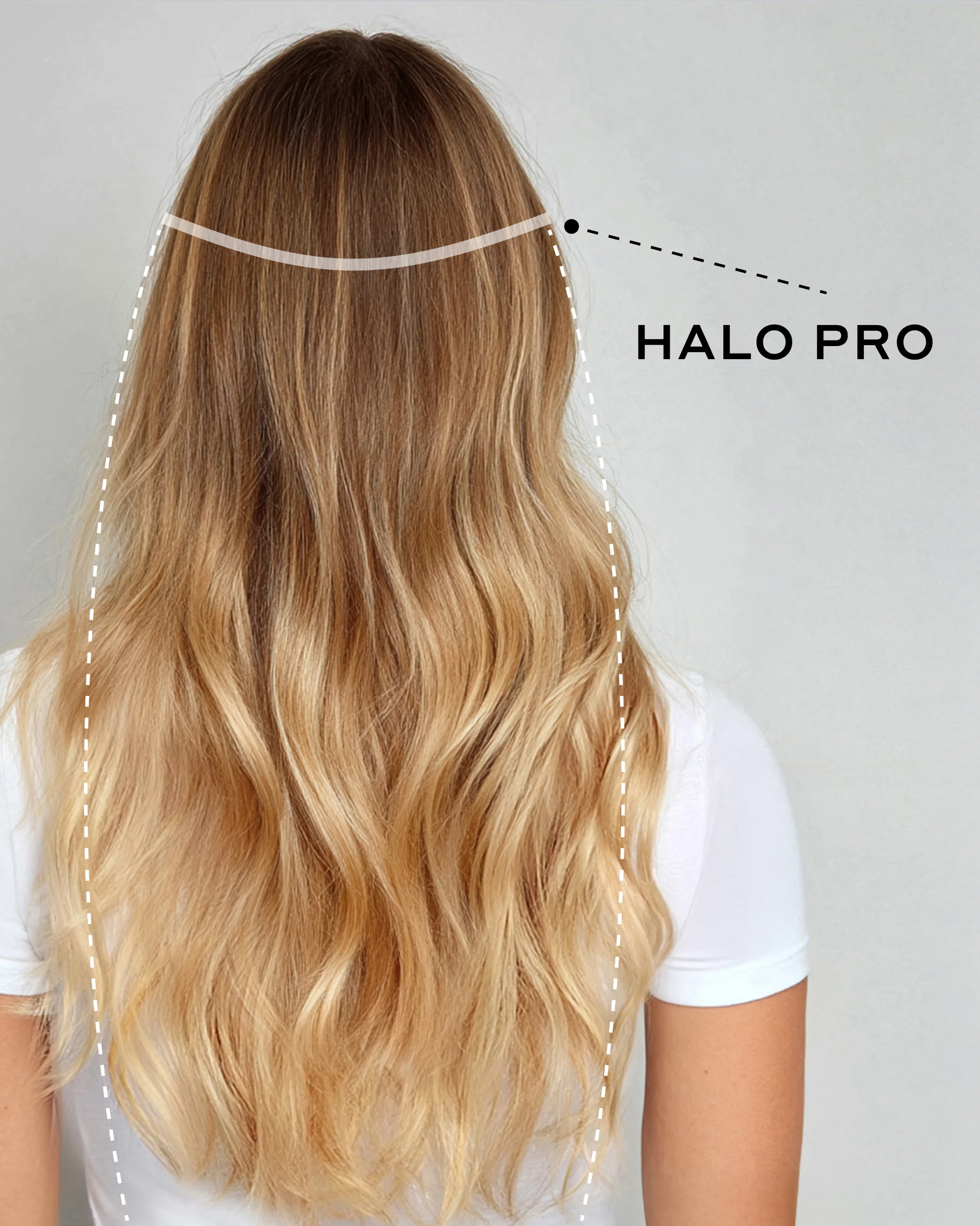 Halo Pro Extensions Kit, Ash Brown/Ash Blonde #8/60 Balayage