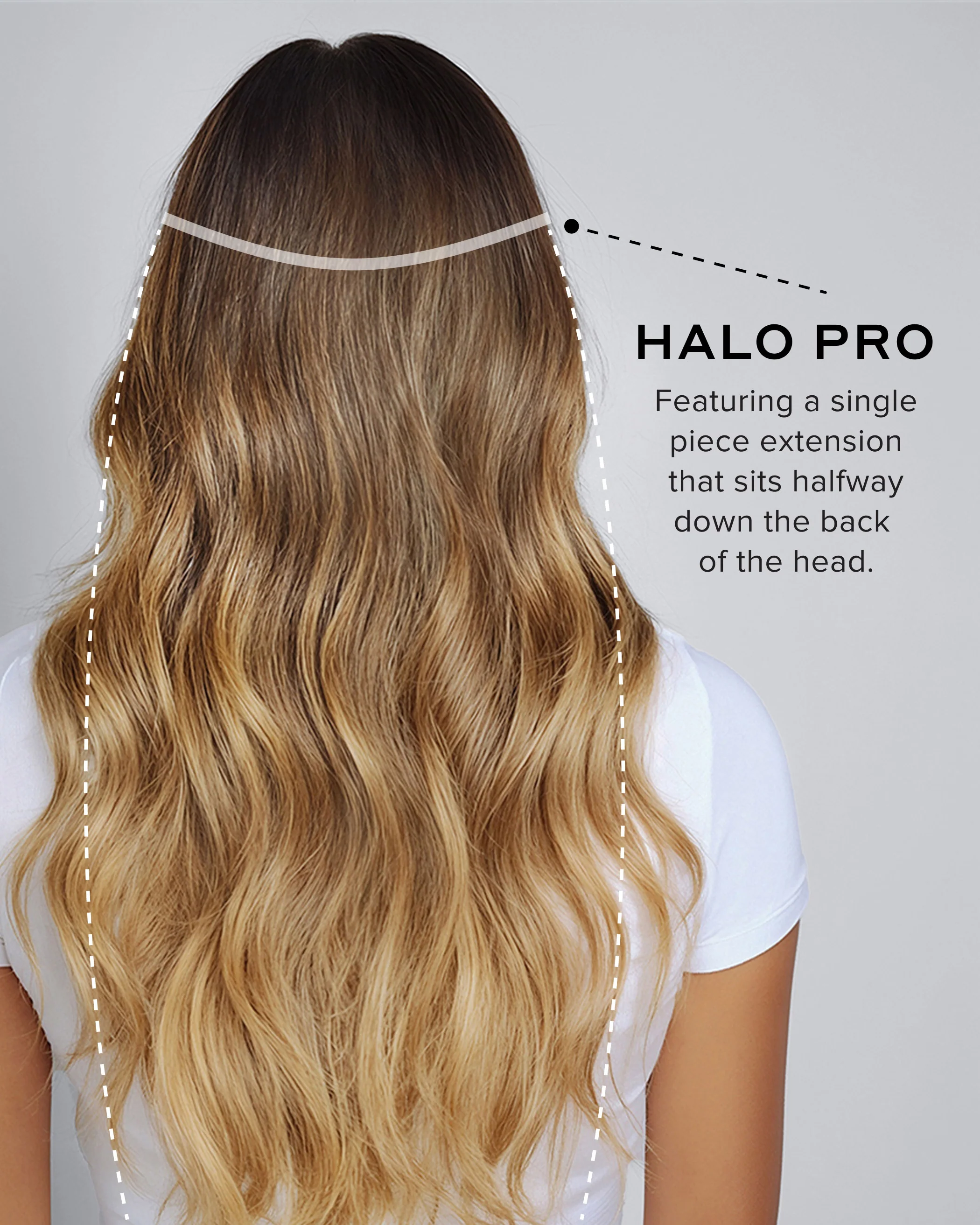 Halo Pro Extensions Kit, Dirty Brunette #2/6/18/60/610/4/16 Highlight - Image 11