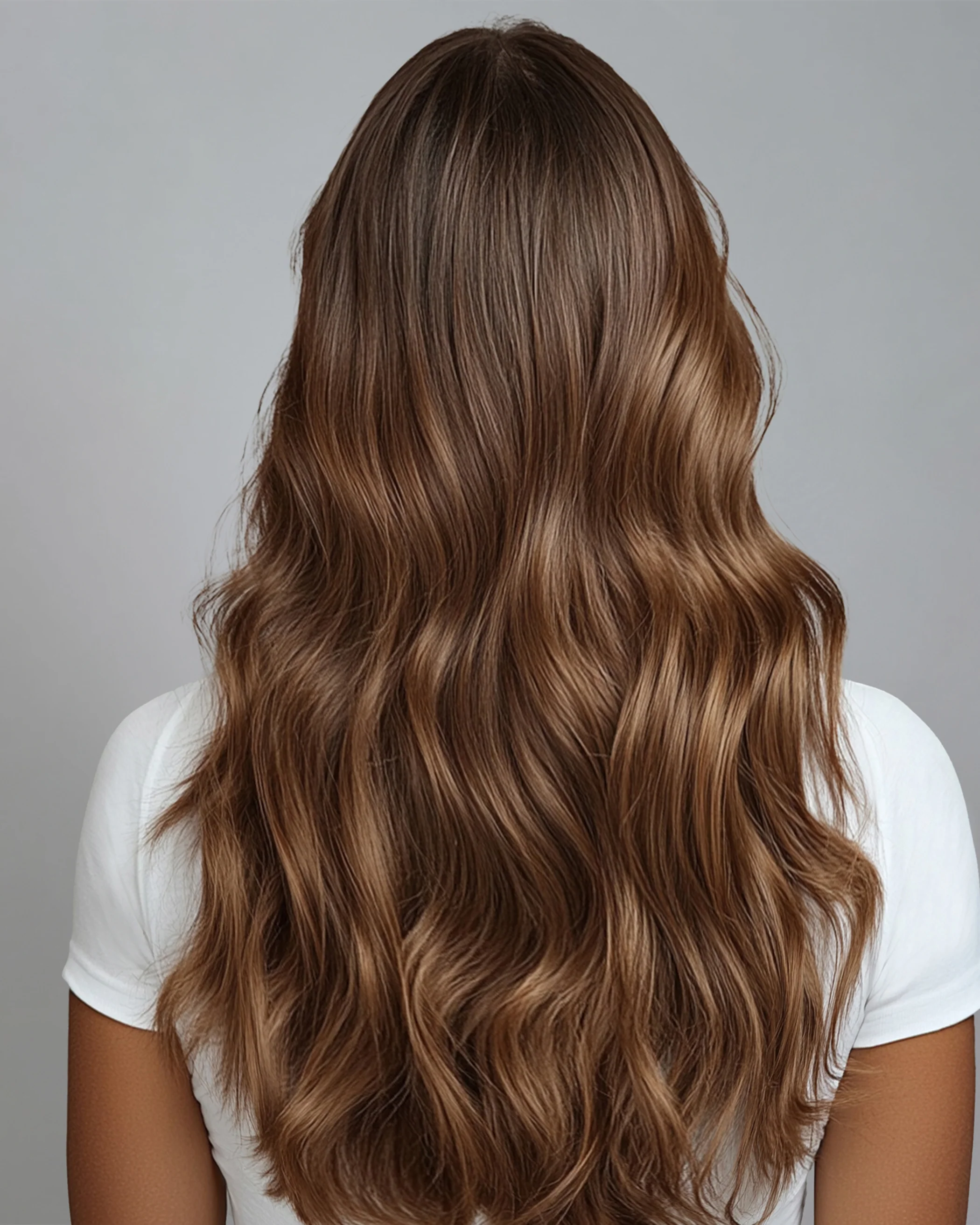 Silk Seam™ Clip-In, Almond Brown #7 Natural - Image 3
