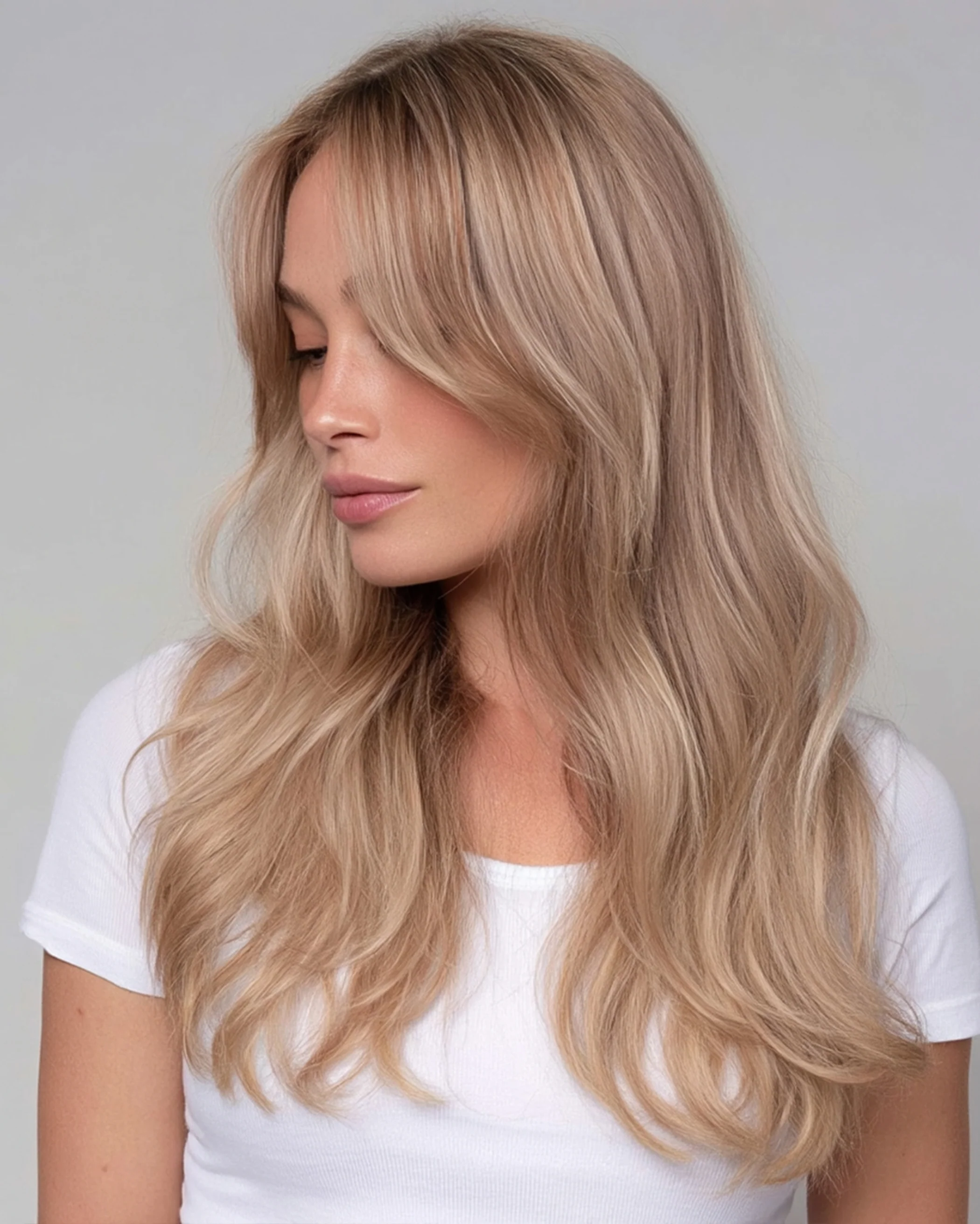 Silk Seam™ Clip-In, Ash Bronde #21/60/16 Marble Blends
