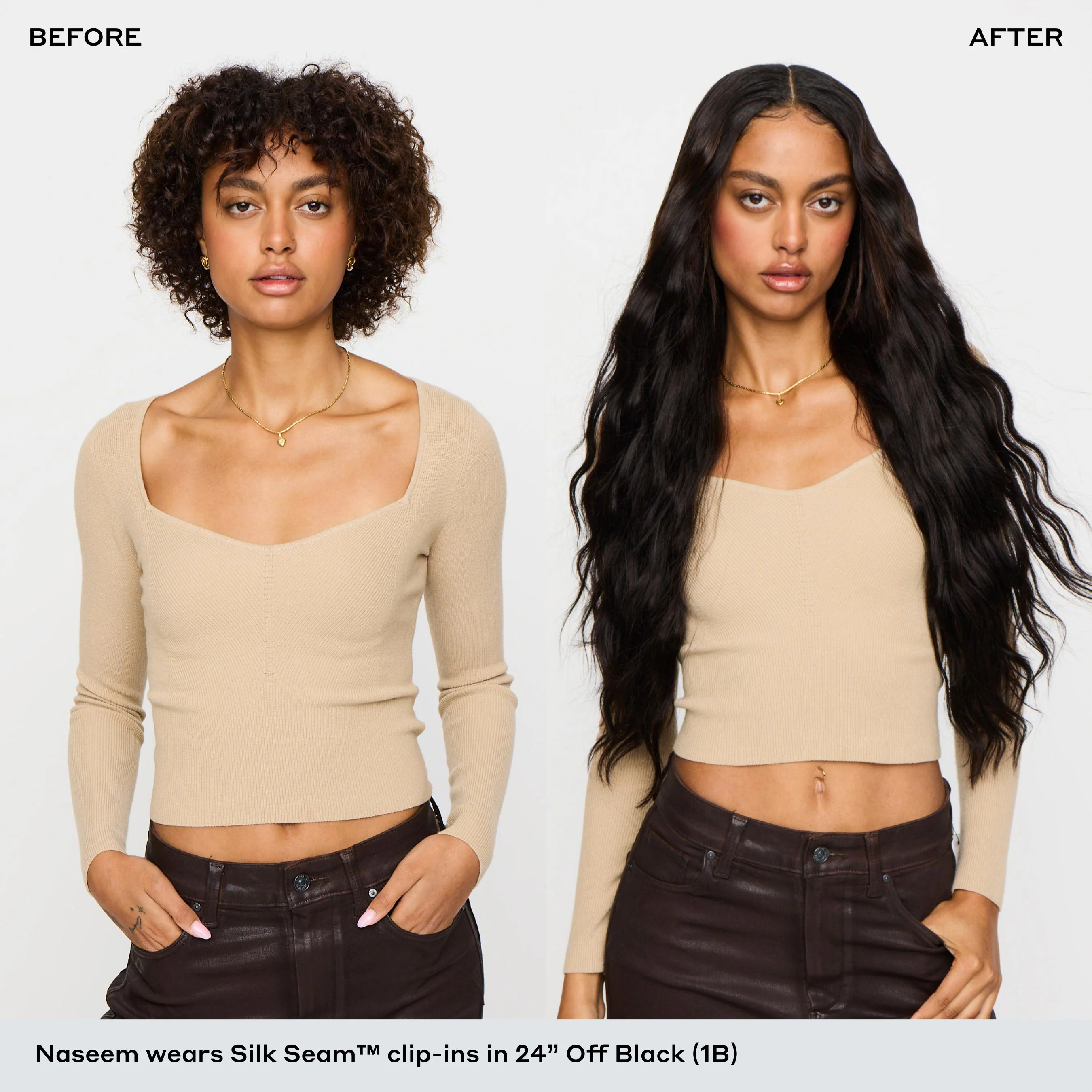 Silk Seam™ Clip-In, Ash Bronde #21/60/16 Highlight - Image 4