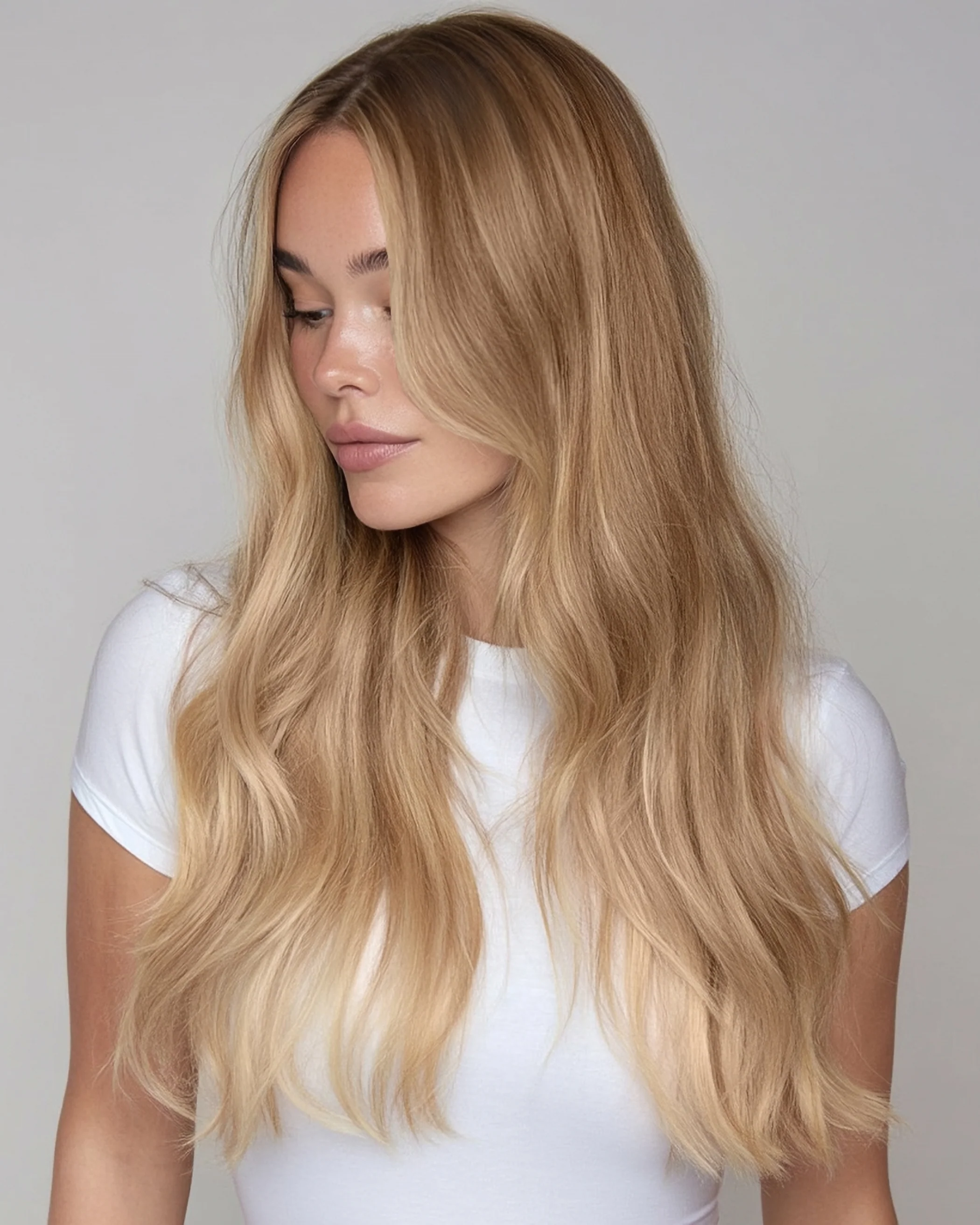 Silk Seam™ Clip-In, Ash Bronde #21/60/16 Highlight - Image 7