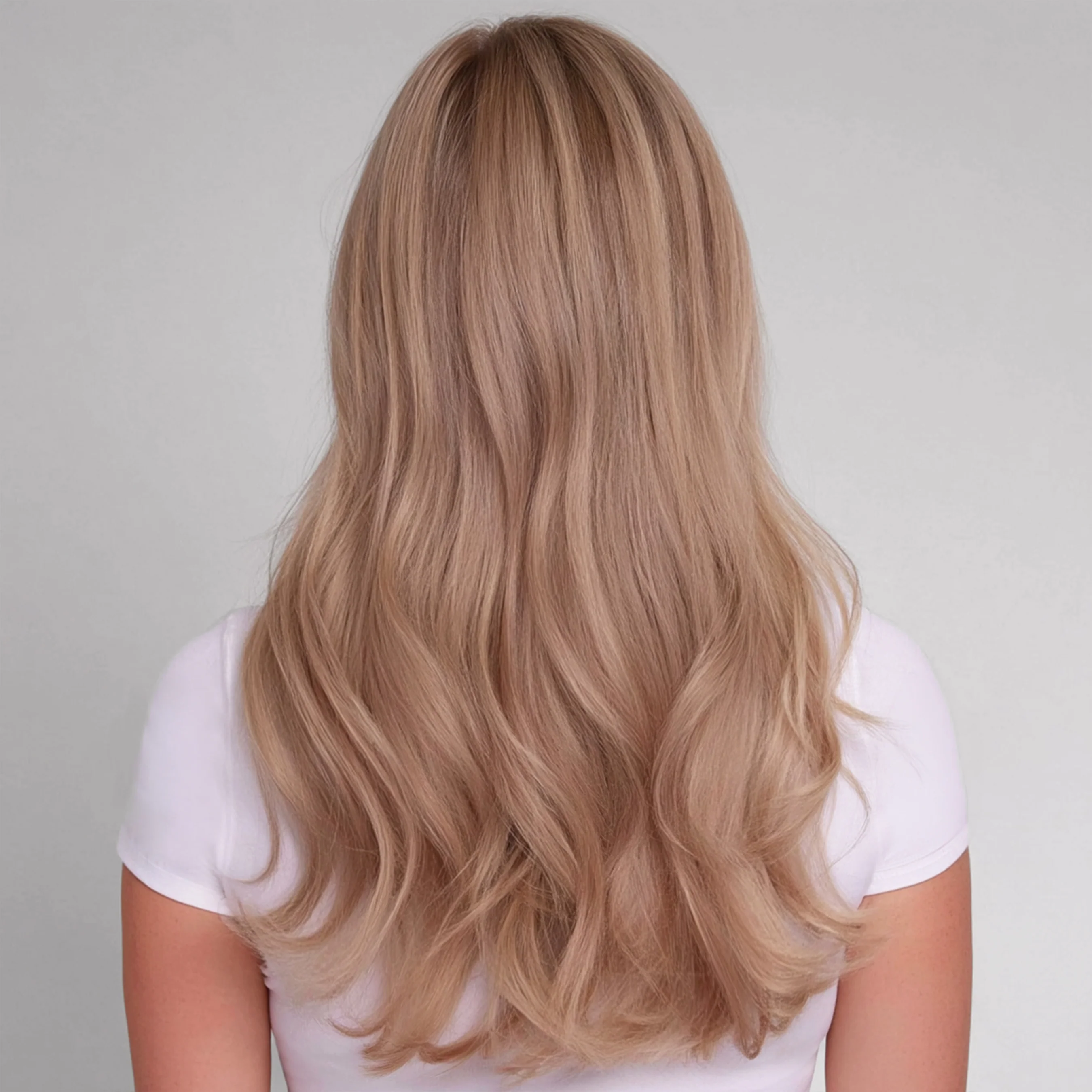 Silk Seam™ Clip-In, Caramel Blonde #18/46 Marble Blends - Image 3
