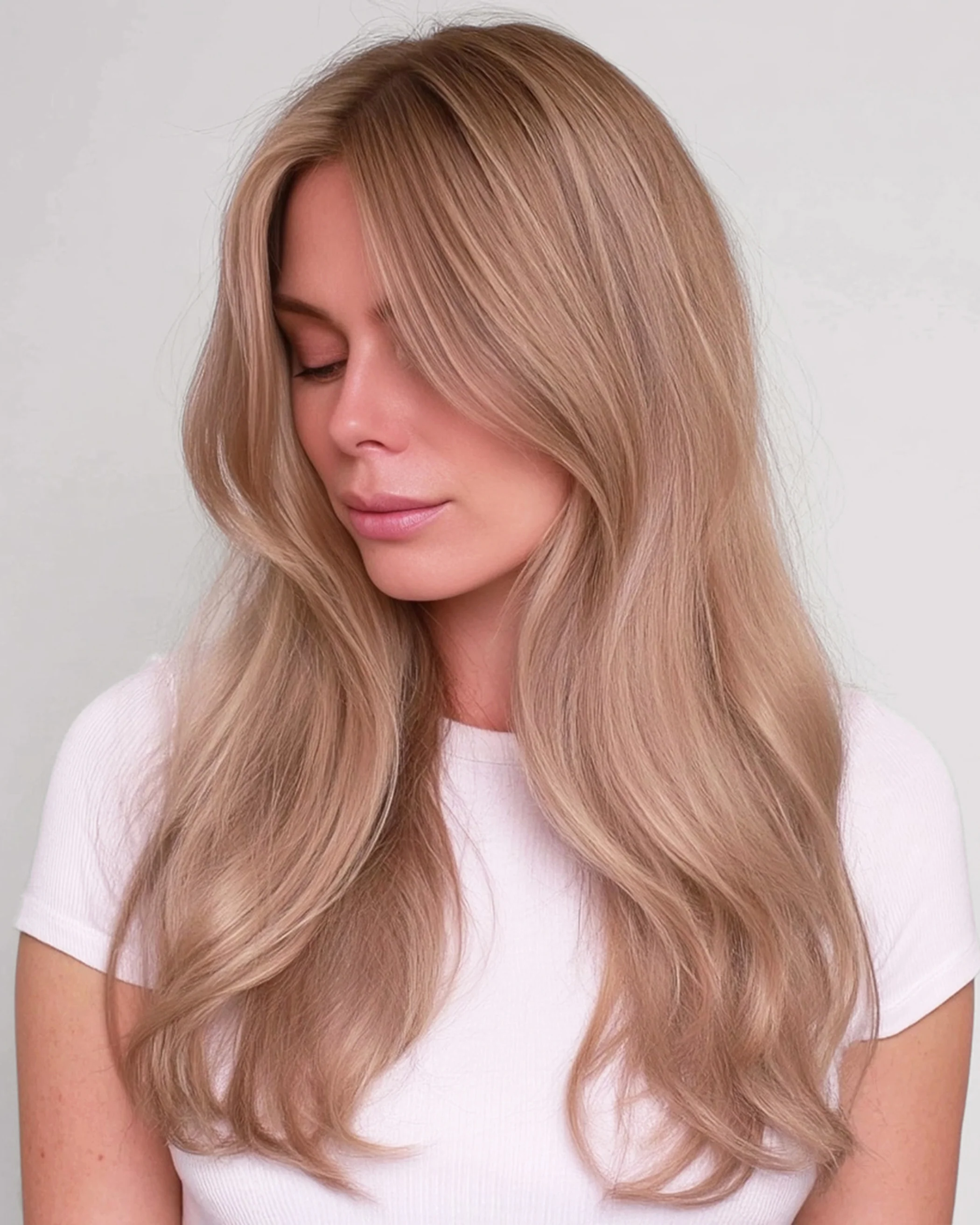 Silk Seam™ Clip-In, Caramel Blonde #18/46 Marble Blends - Image 7
