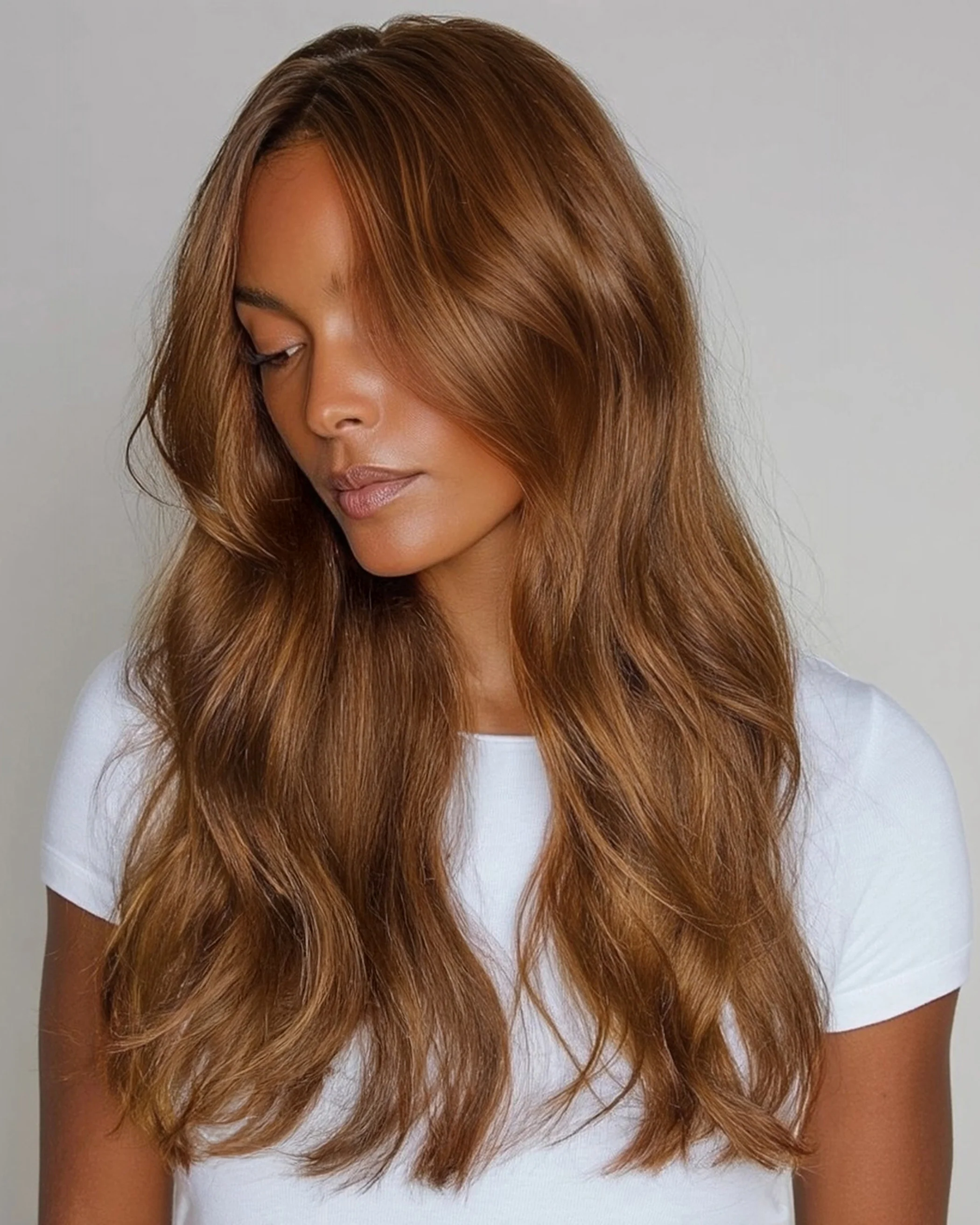 Silk Seam™ Clip-In, Chestnut Brown #6 Natural
