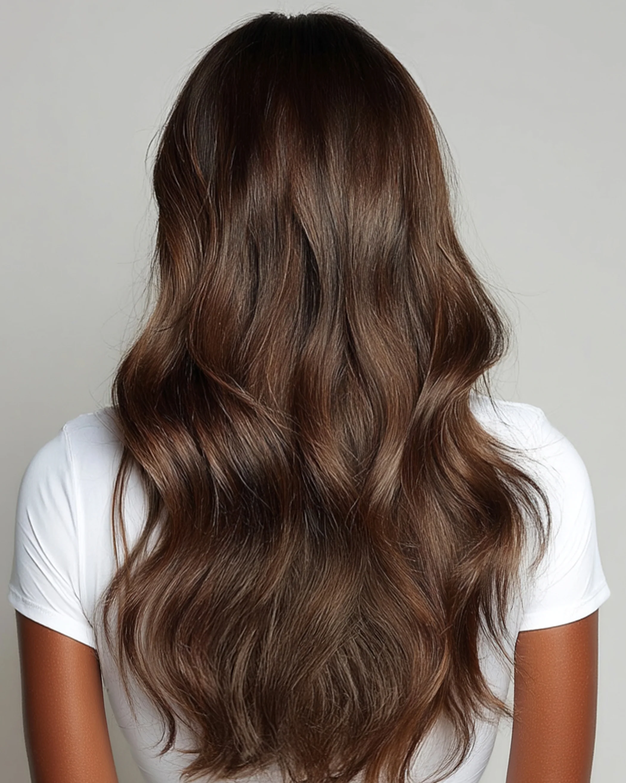 Silk Seam™ Clip-In, Chocolate Brown #4 Natural - Image 3