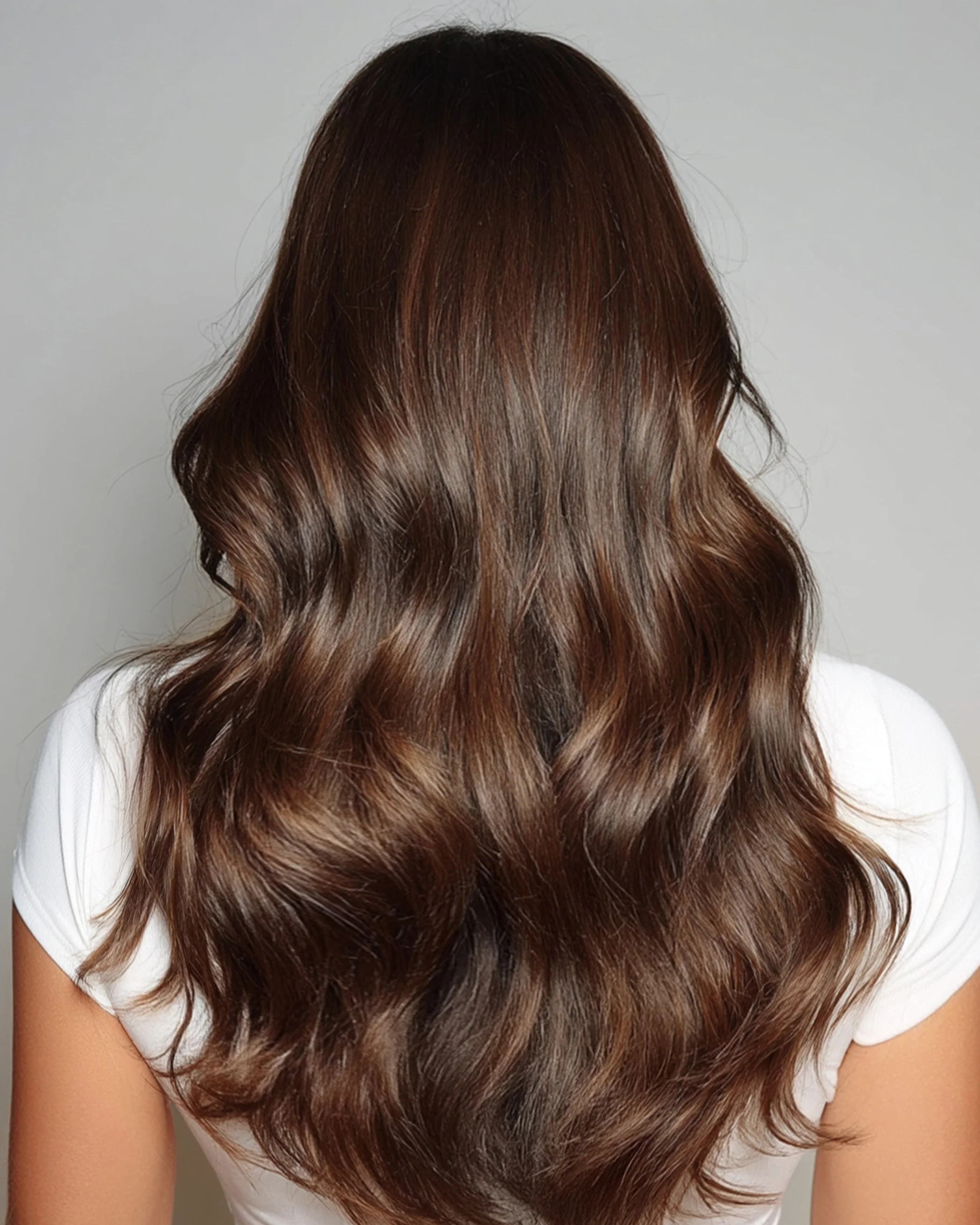 Silk Seam™ Clip-In, Chocolate Brown #4 Natural - Image 5
