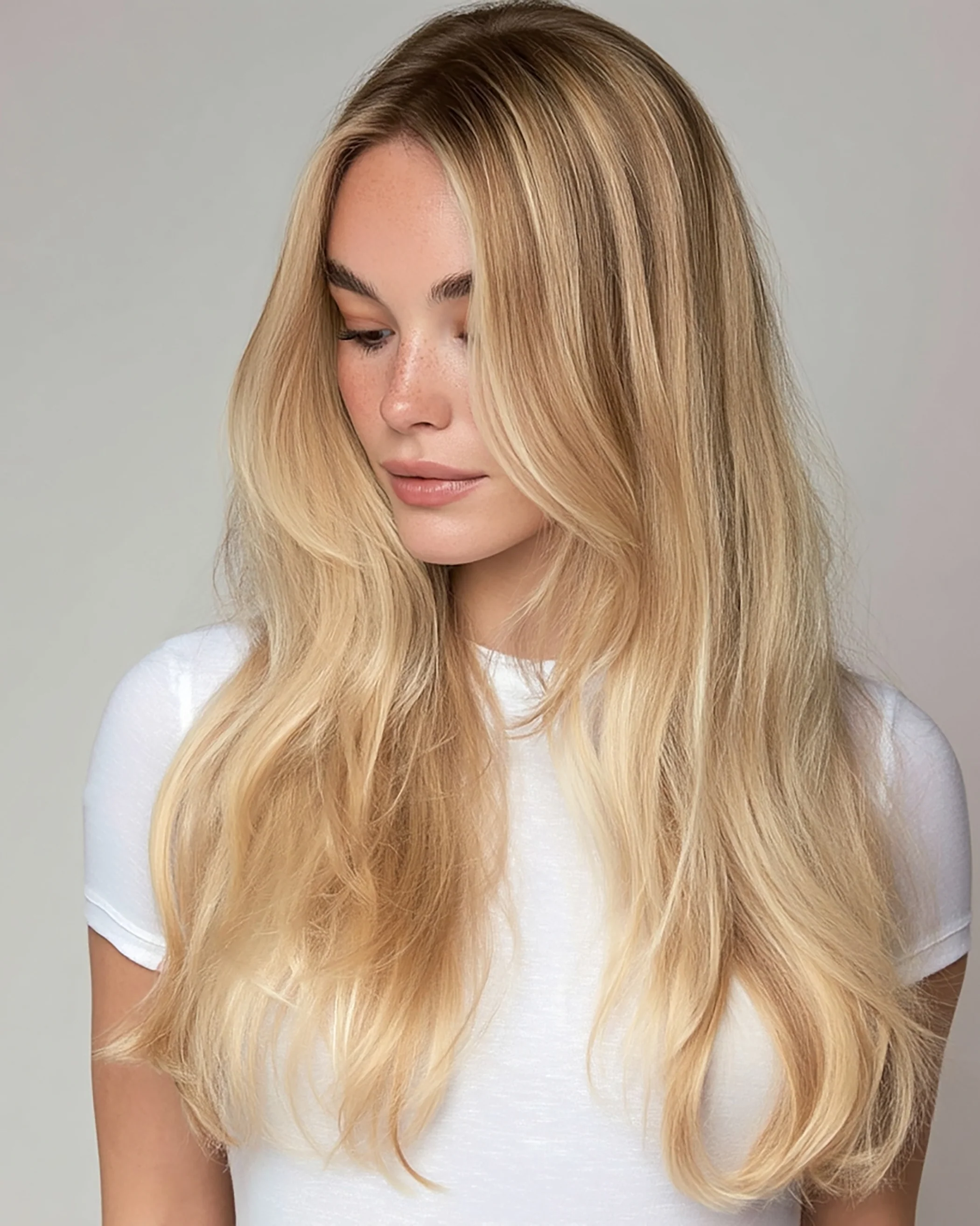 Silk Seam™ Clip-In, Cool Brown/Dirty Blonde #17/18 Balayage