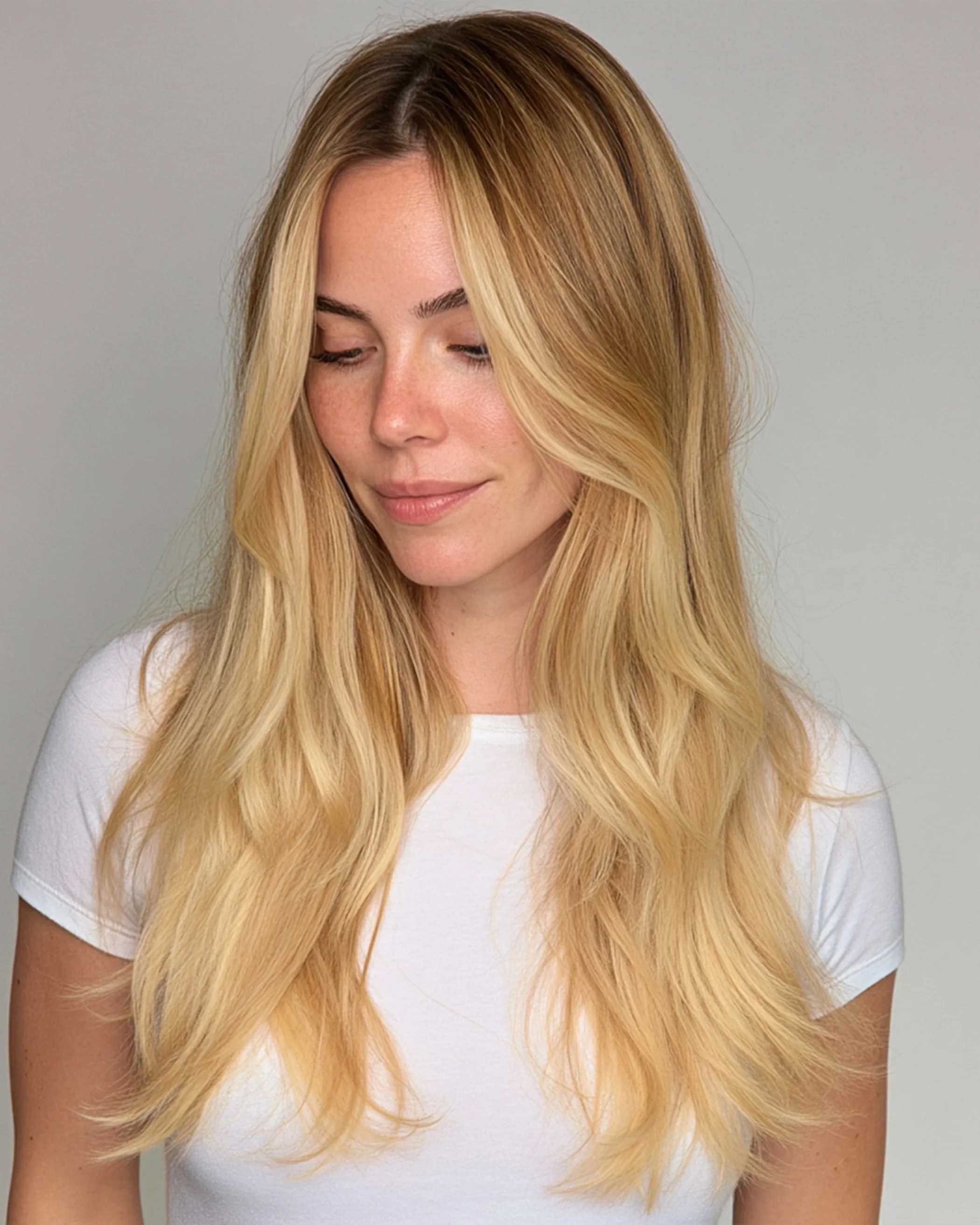 Silk Seam™ Clip-In, Golden Hour Blonde Balayage - Image 5