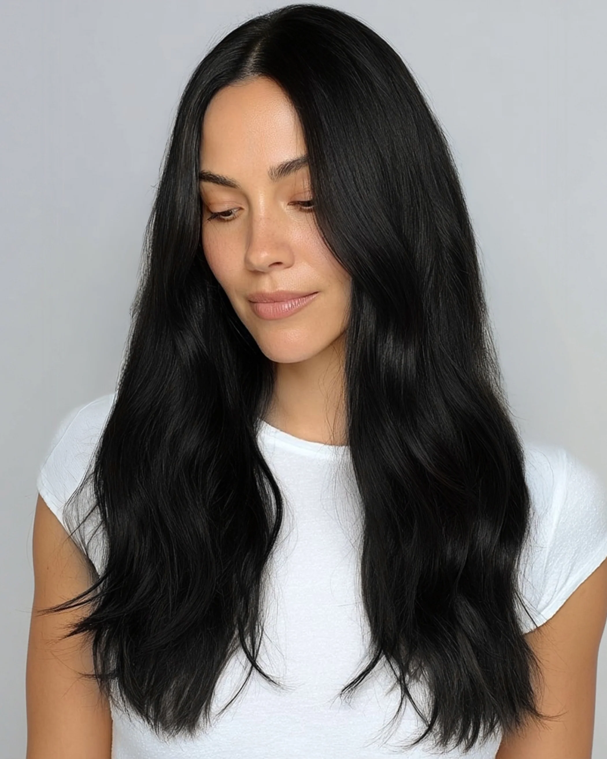 Silk Seam™ Clip-In, Jet Black #1 Natural - Image 3