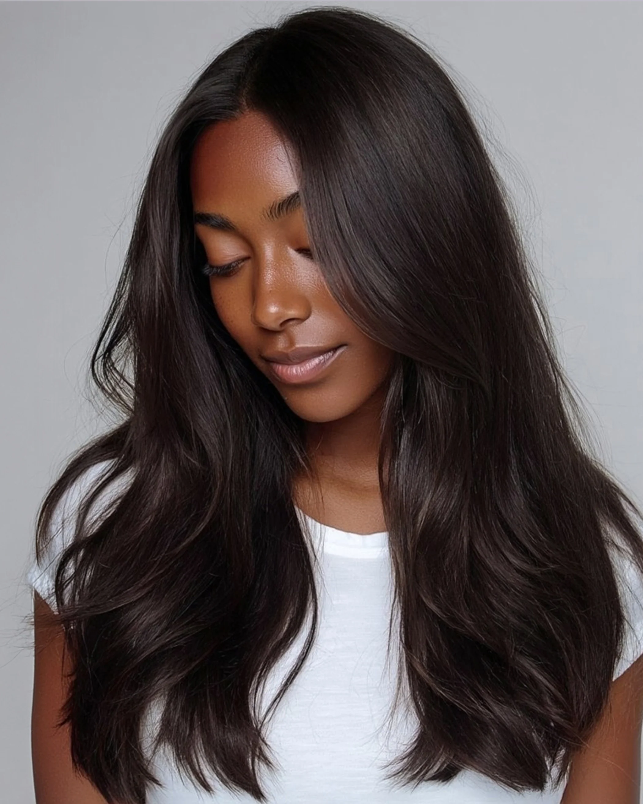 Silk Seam™ Clip-In, Mochachino Brown #1C Natural