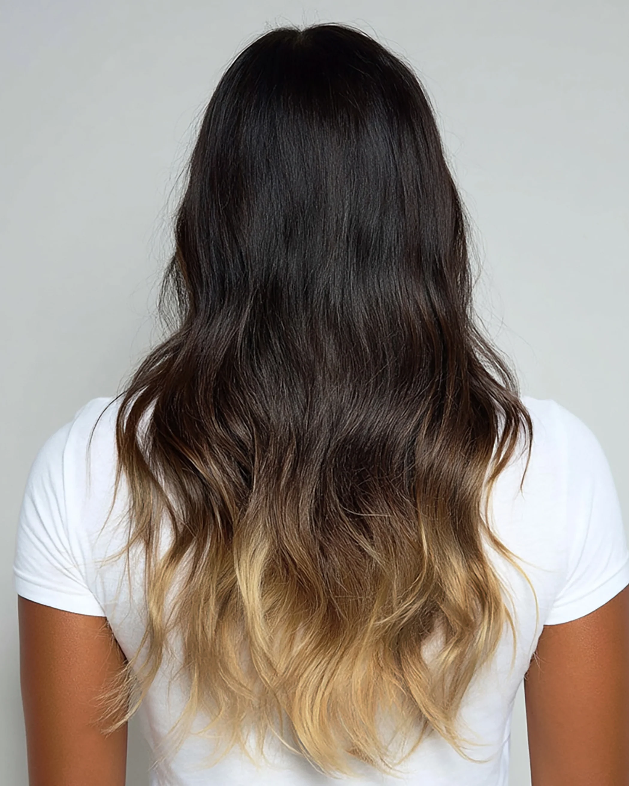 Silk Seam™ Clip-In, Mochachino Brown/Dirty Blonde #1C/18 Balayage - Image 3