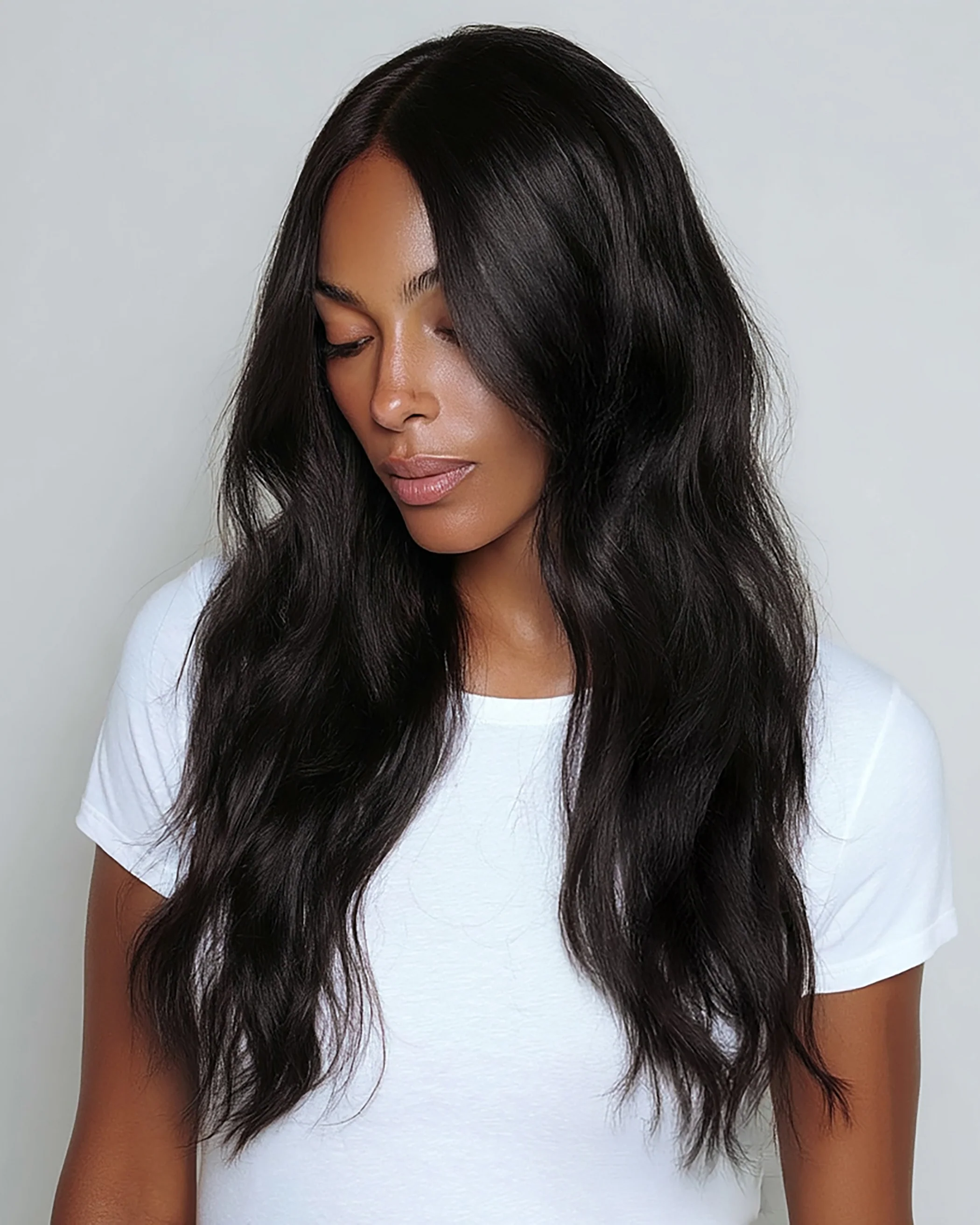 Silk Seam™ Clip-In, Off Black #1B Natural - Image 4