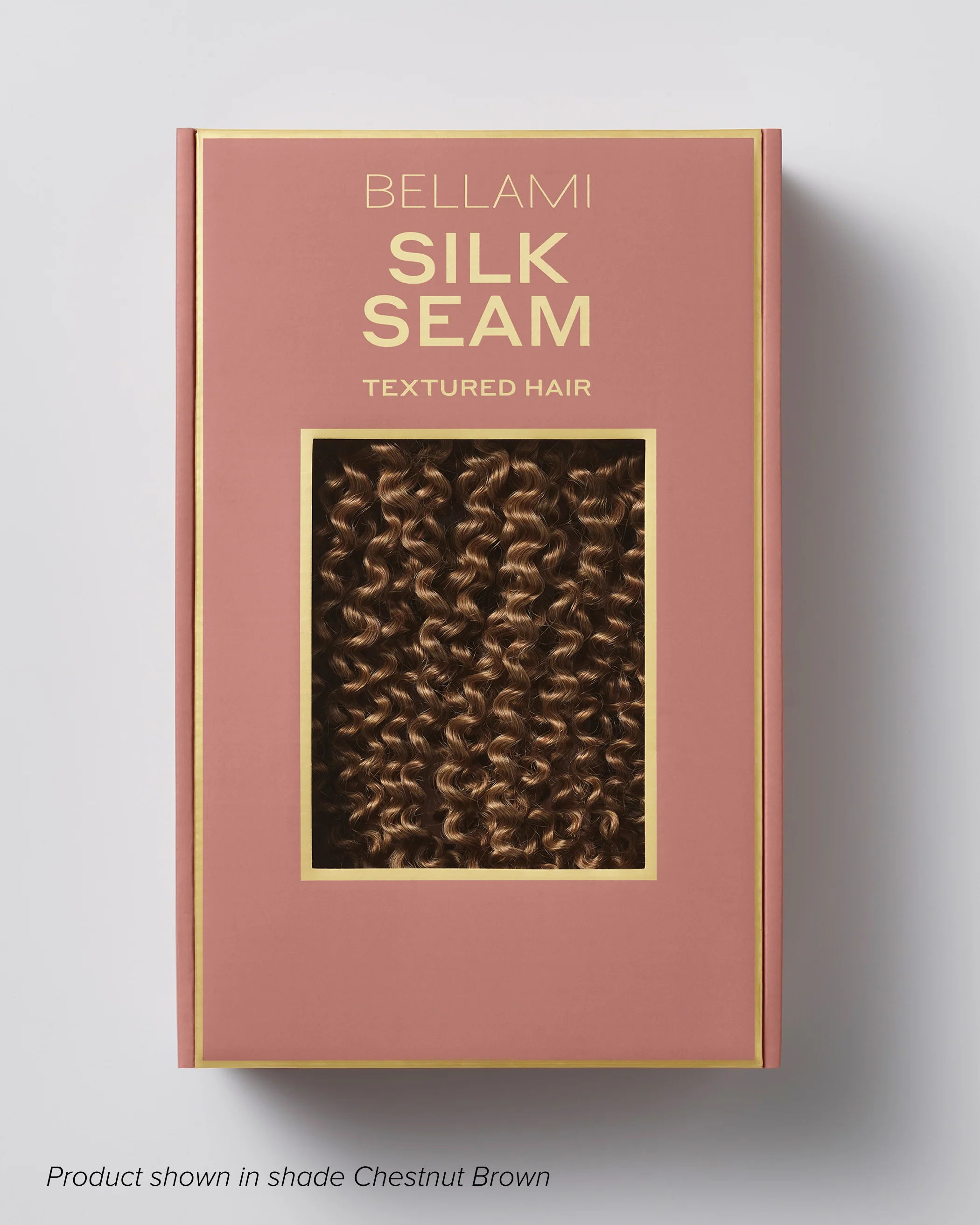 Silk Seam™ Textured Clip-In, Off Black/Almond Brown #1B/7 Rooted 3C - Image 3