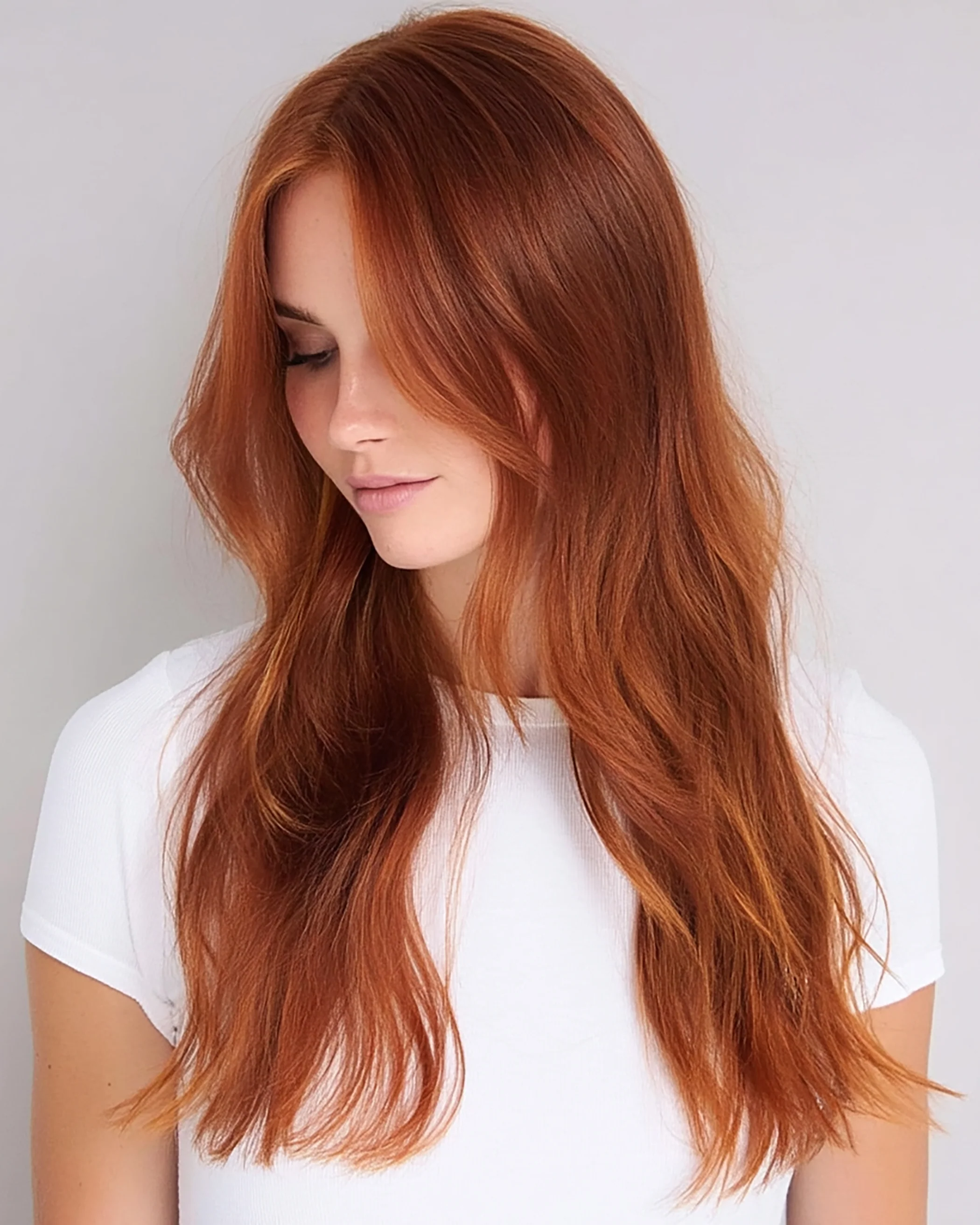 Silk Seam™ Clip-In, Spiced Crimson #570 Natural