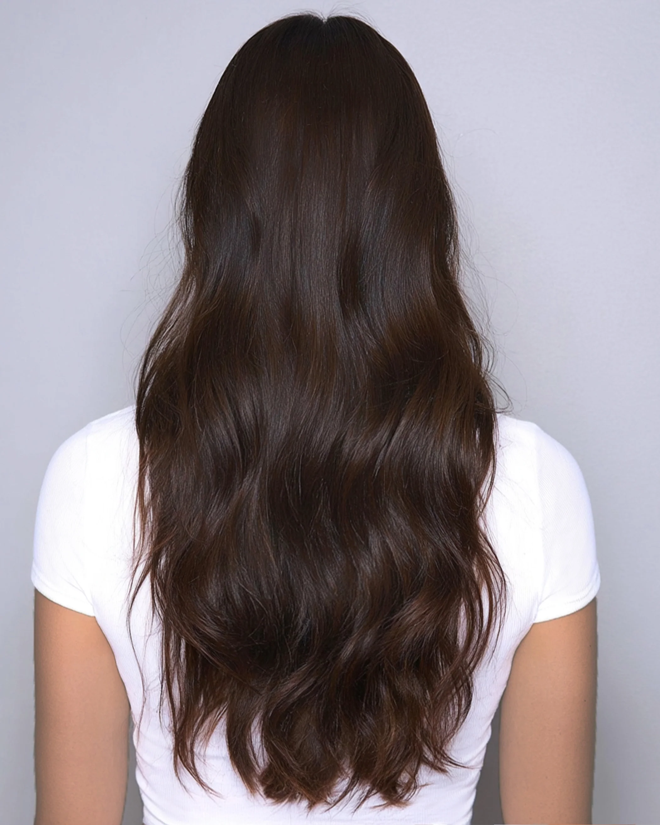 Silk Seam™ Clip-In, Walnut Brown #3 Natural - Image 3
