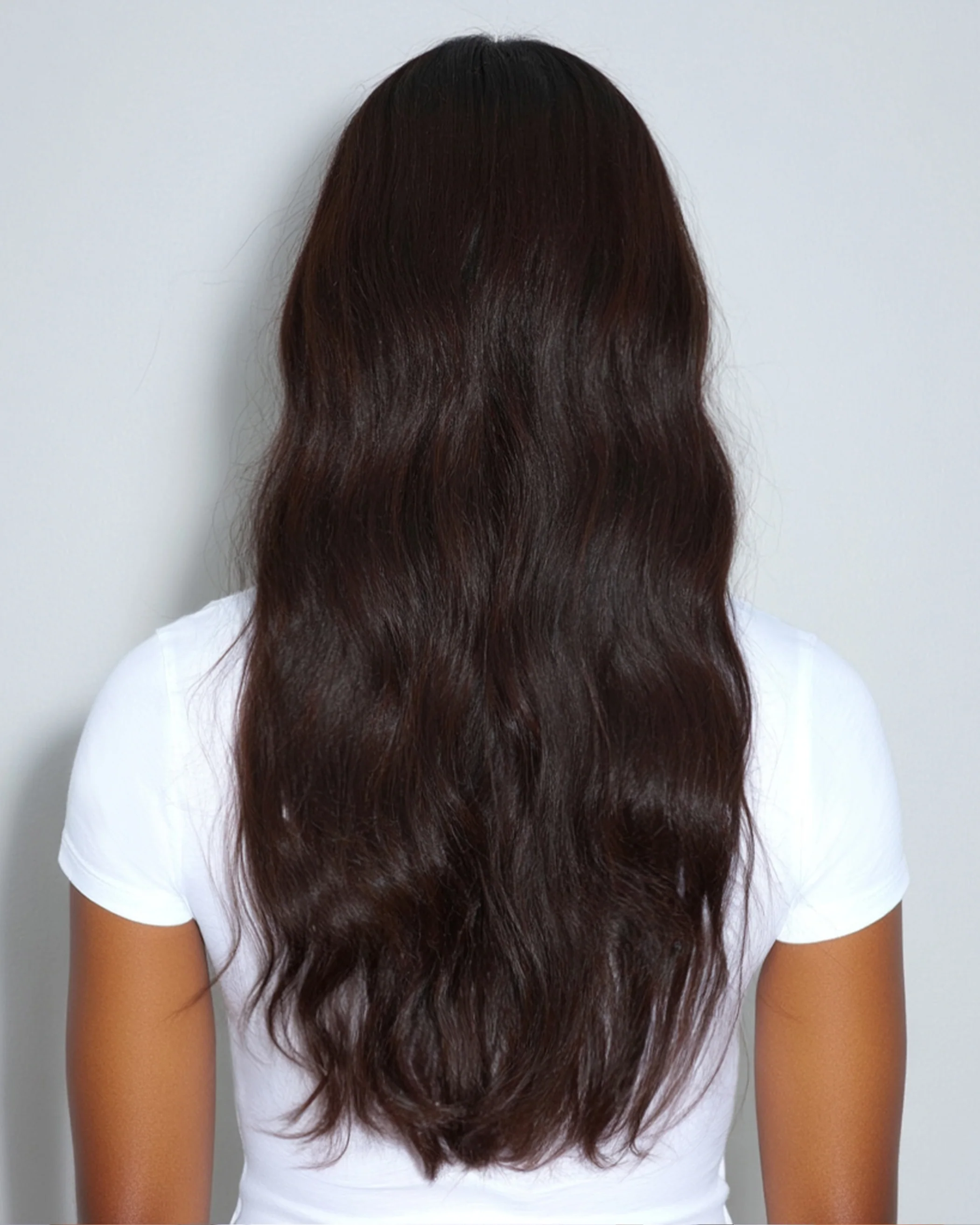 Silk Seam™ Clip-In, Walnut Brown #3 Natural - Image 6