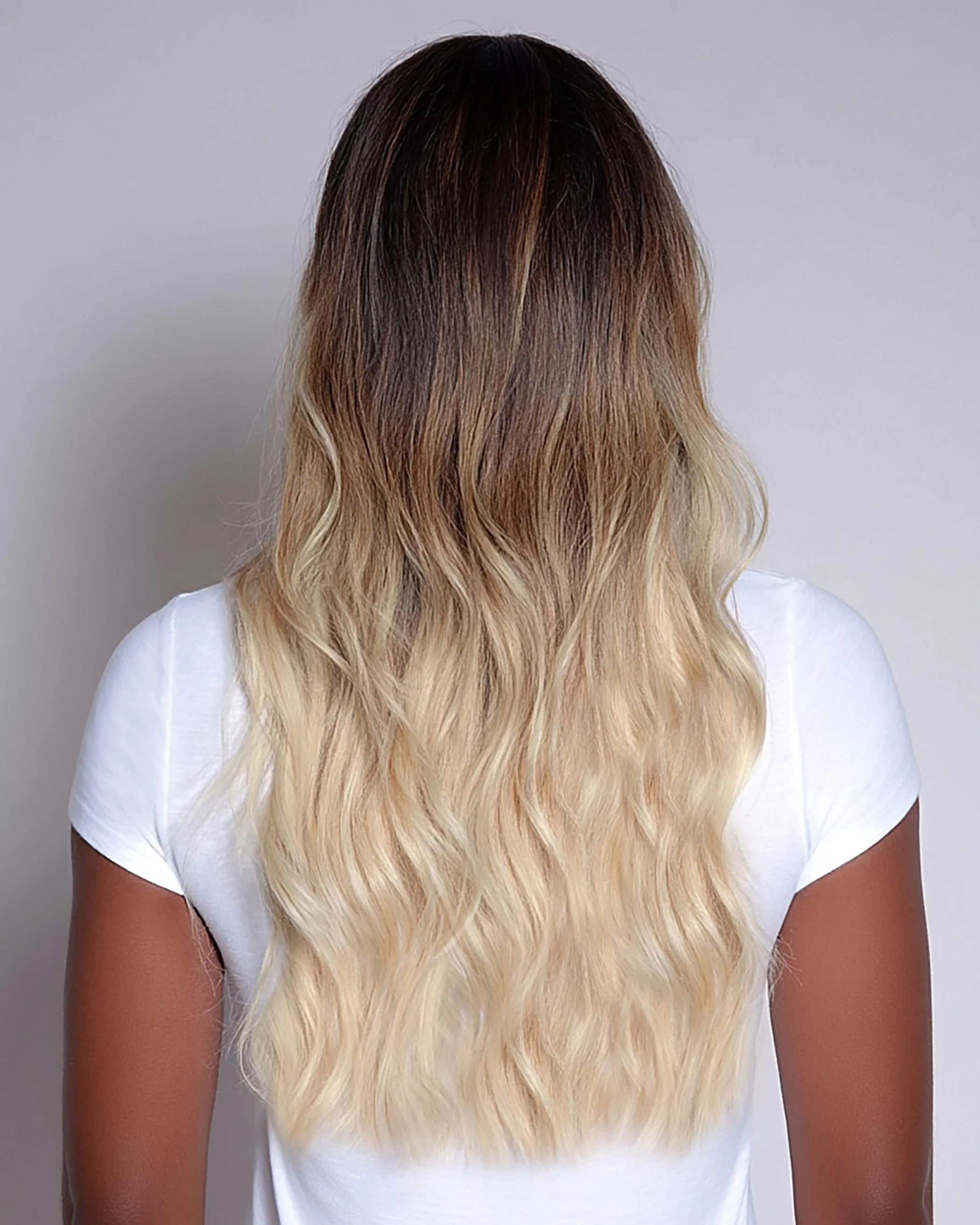 Silk Seam™ Clip-In, White Mocha Balayage - Image 3