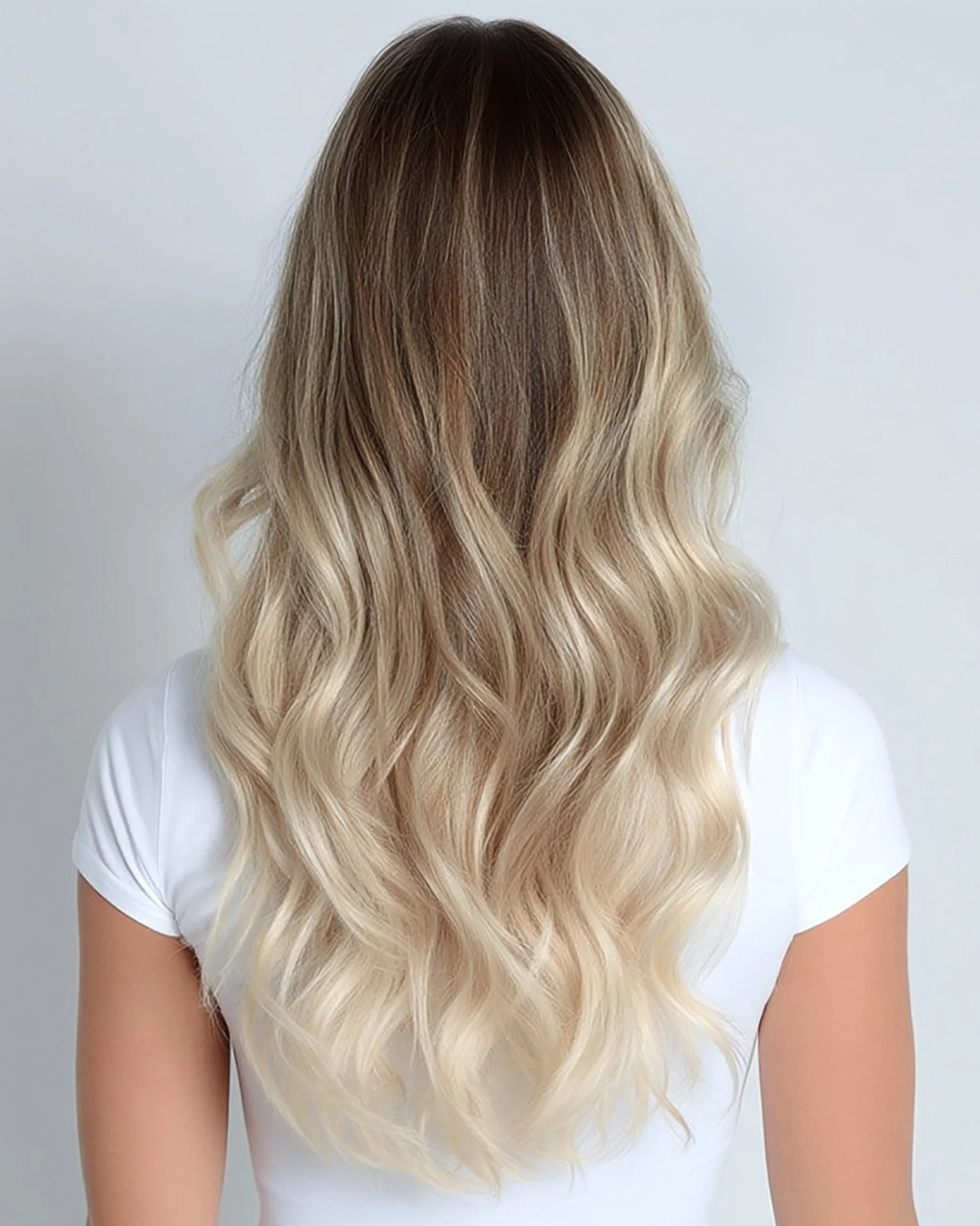 Silk Seam™ Clip-In, White Mocha Balayage - Image 6