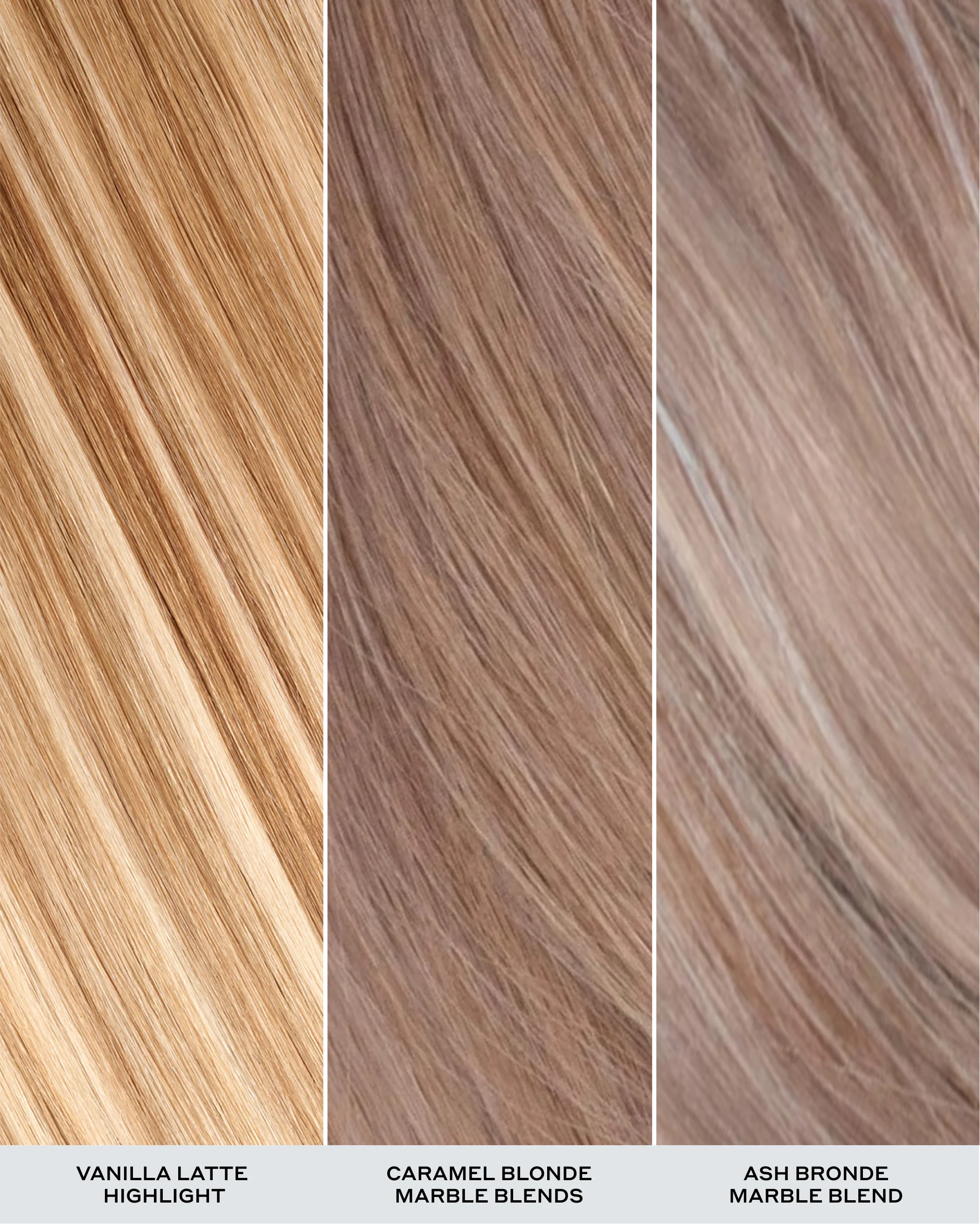 Silk Seam™ ColorMatch Sample Set, Brown Blonde Highlights (Set of 3)