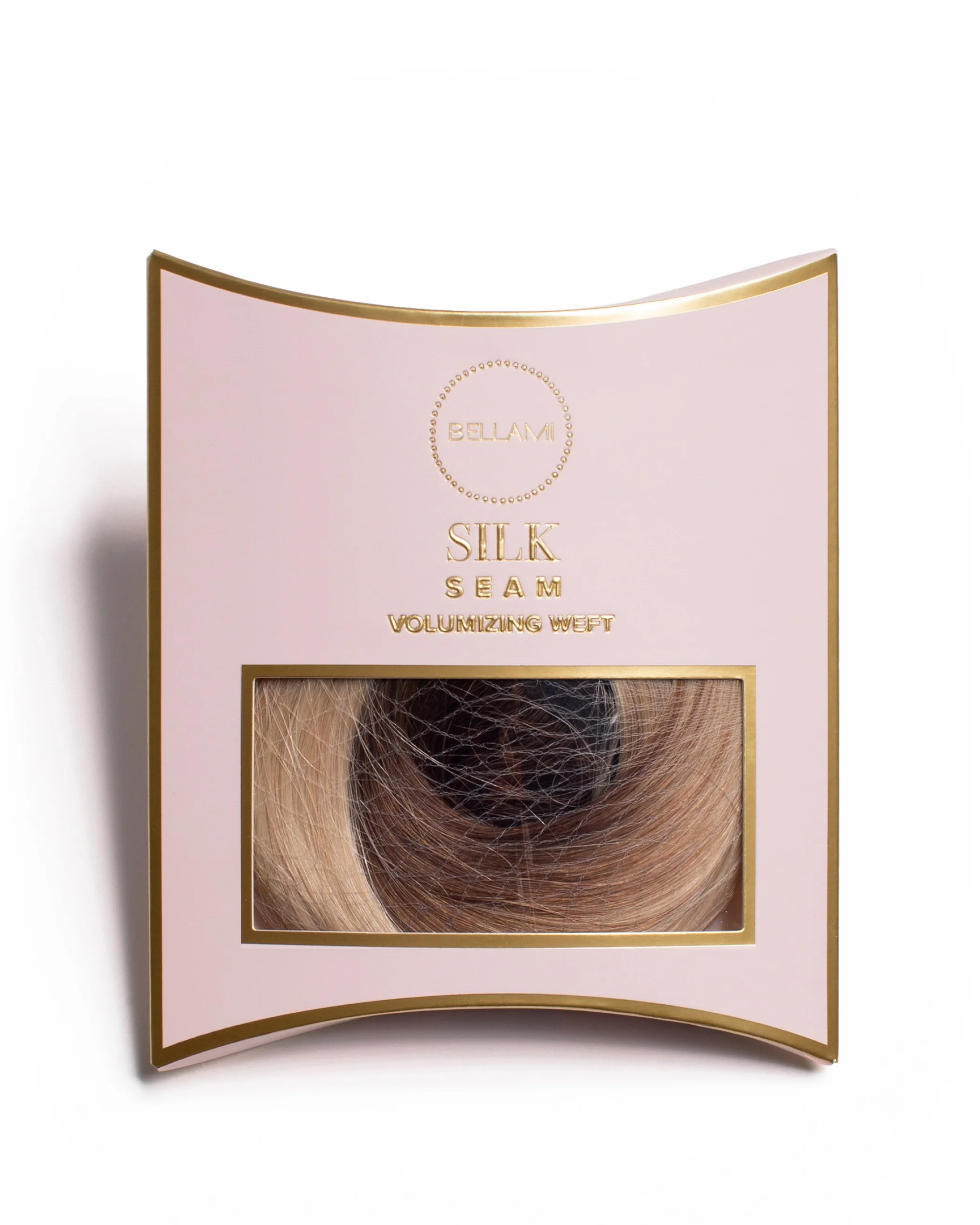 Silk Seam™ Volumizing Weft Clip-In, Ash Bronde/Strawberry Blonde #21/27 Ombre - Image 3