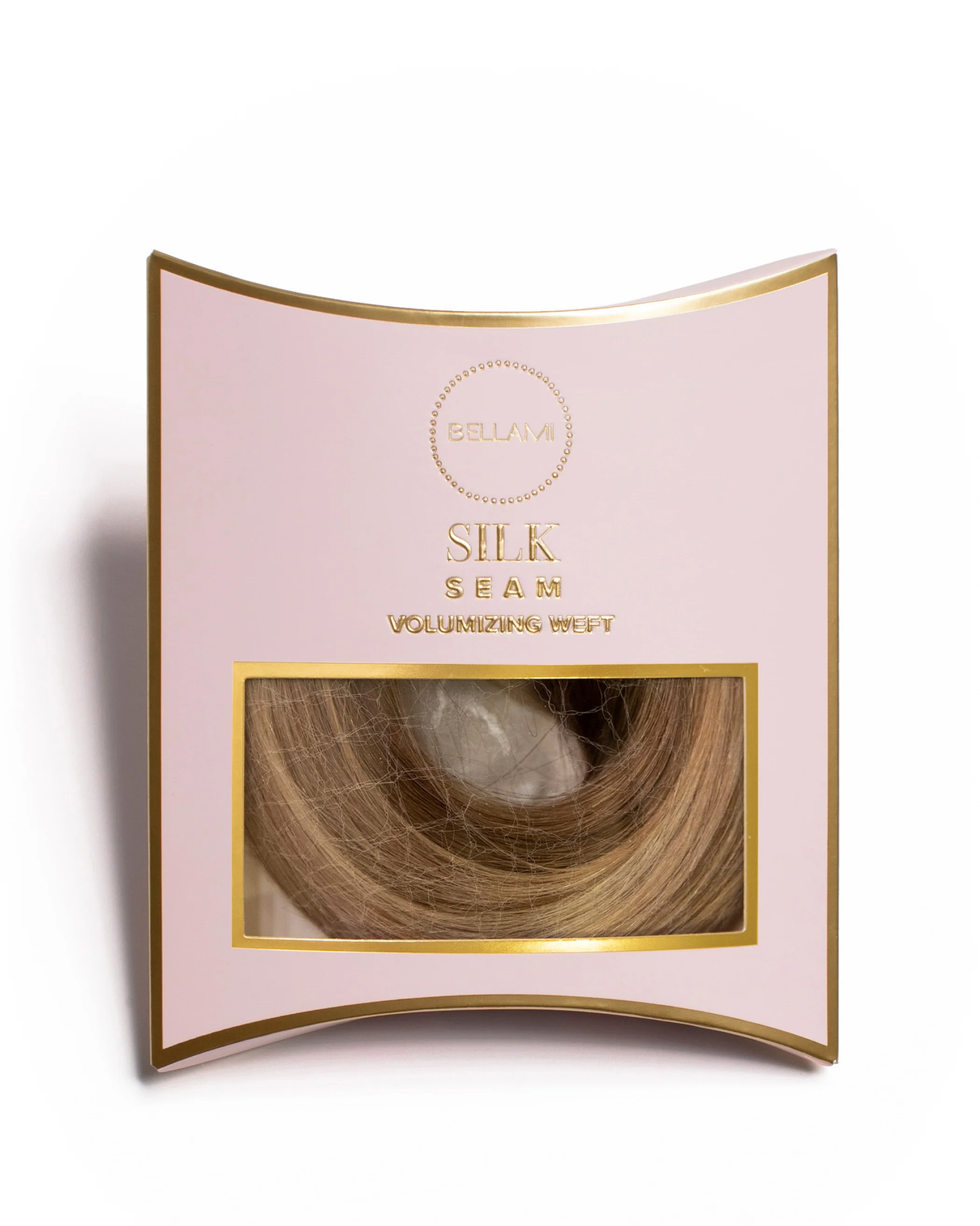 Silk Seam™ Volumizing Weft Clip-In, Bronzed Caramel #6/18/8/60 Marble Blends - Image 3