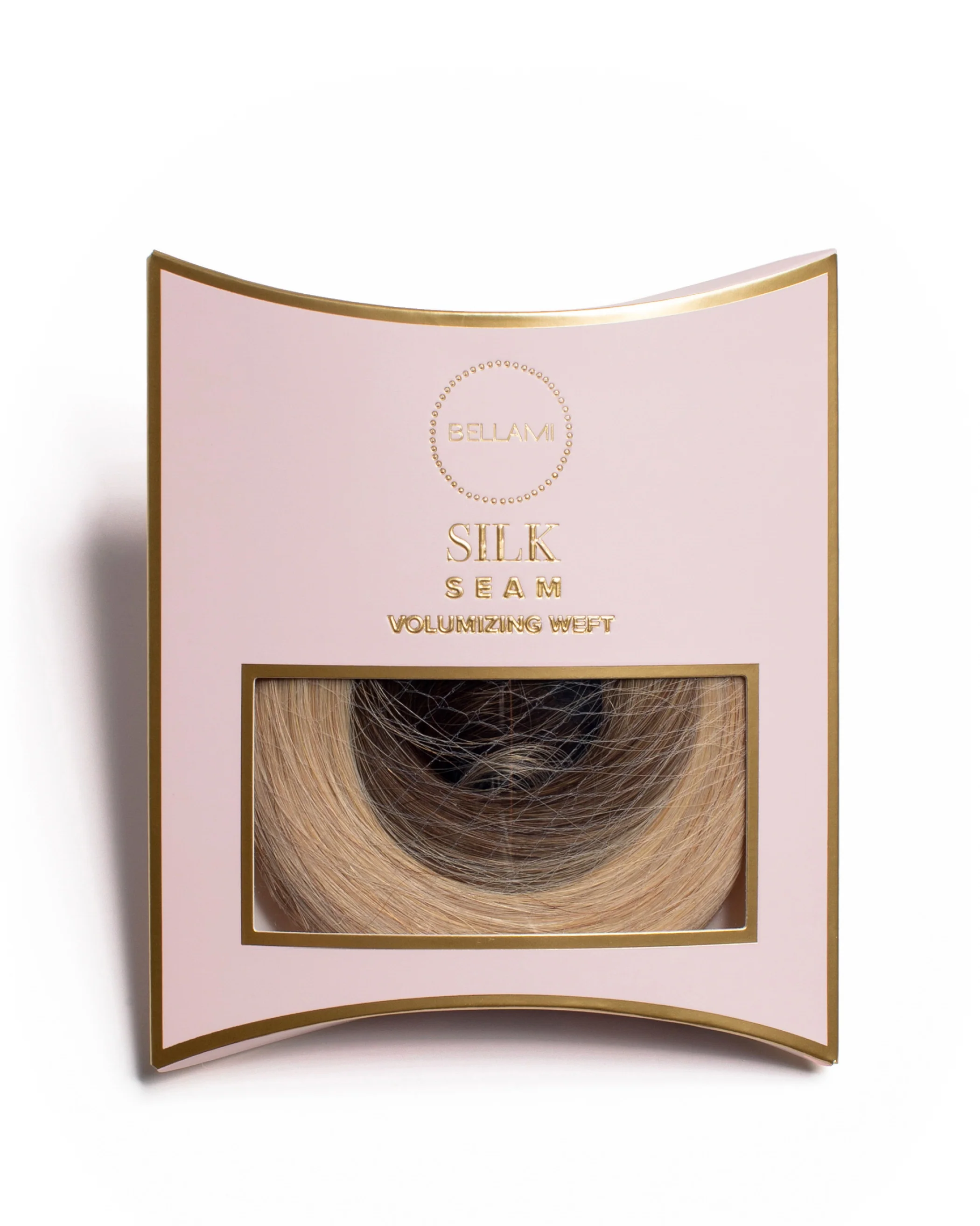 Silk Seam™ Volumizing Weft Clip-In, Cool Brown/Butter Blonde #17/P10/16/60 Rooted - Image 3