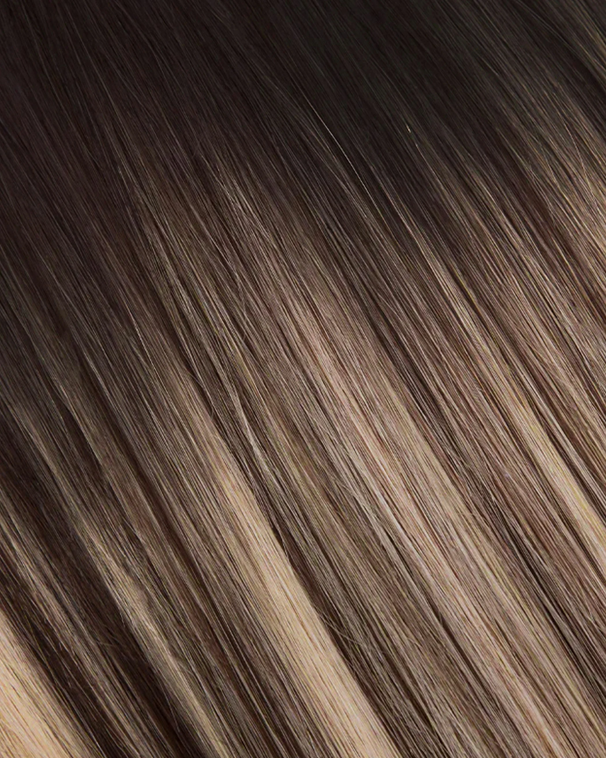 Silk Seam™ Volumizing Weft Clip-In, Dark Brown/Dirty Blonde #2/18 Balayage