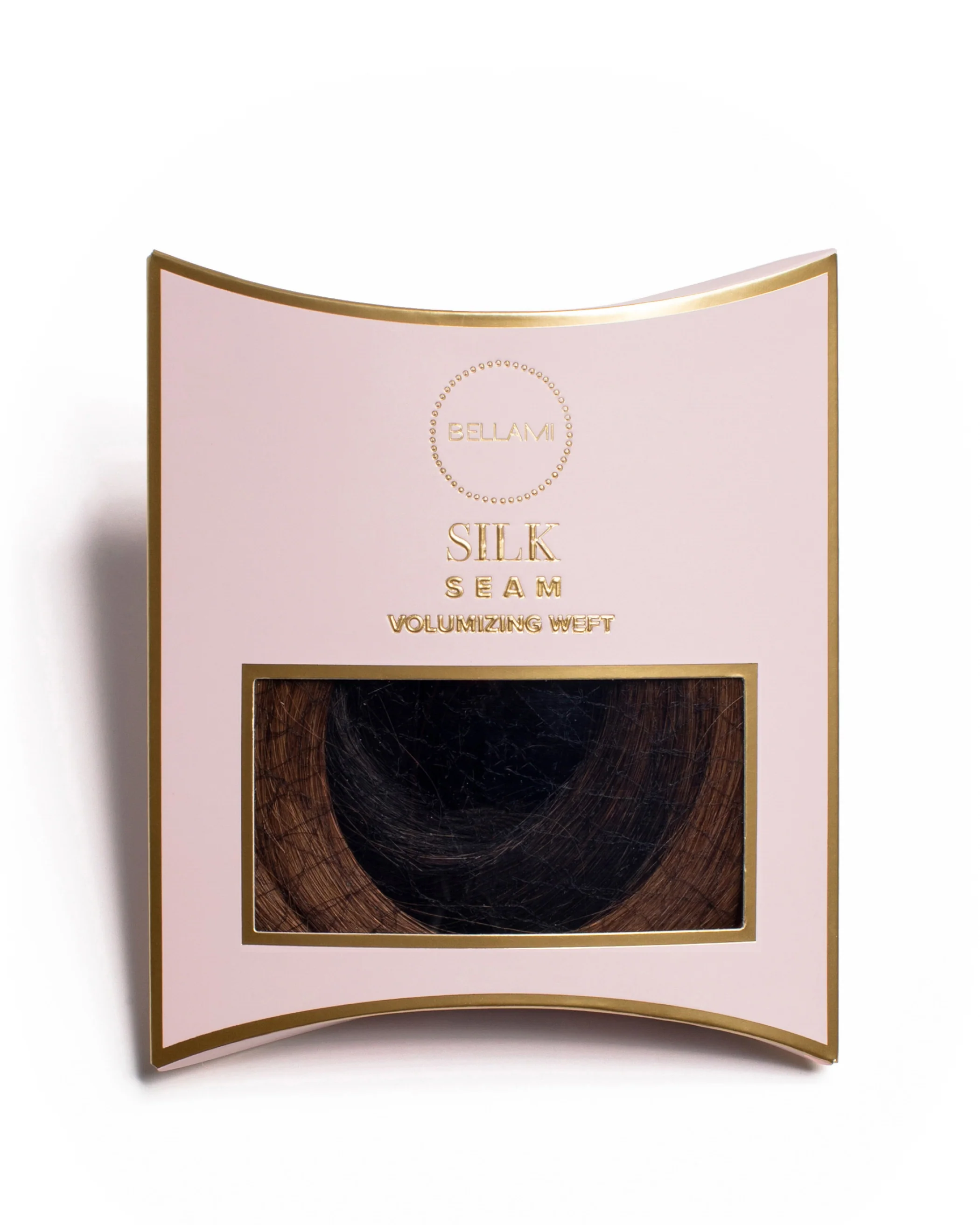 Silk Seam™ Volumizing Weft Clip-In, Off Black/Almond Brown #1B/7 Rooted - Image 3