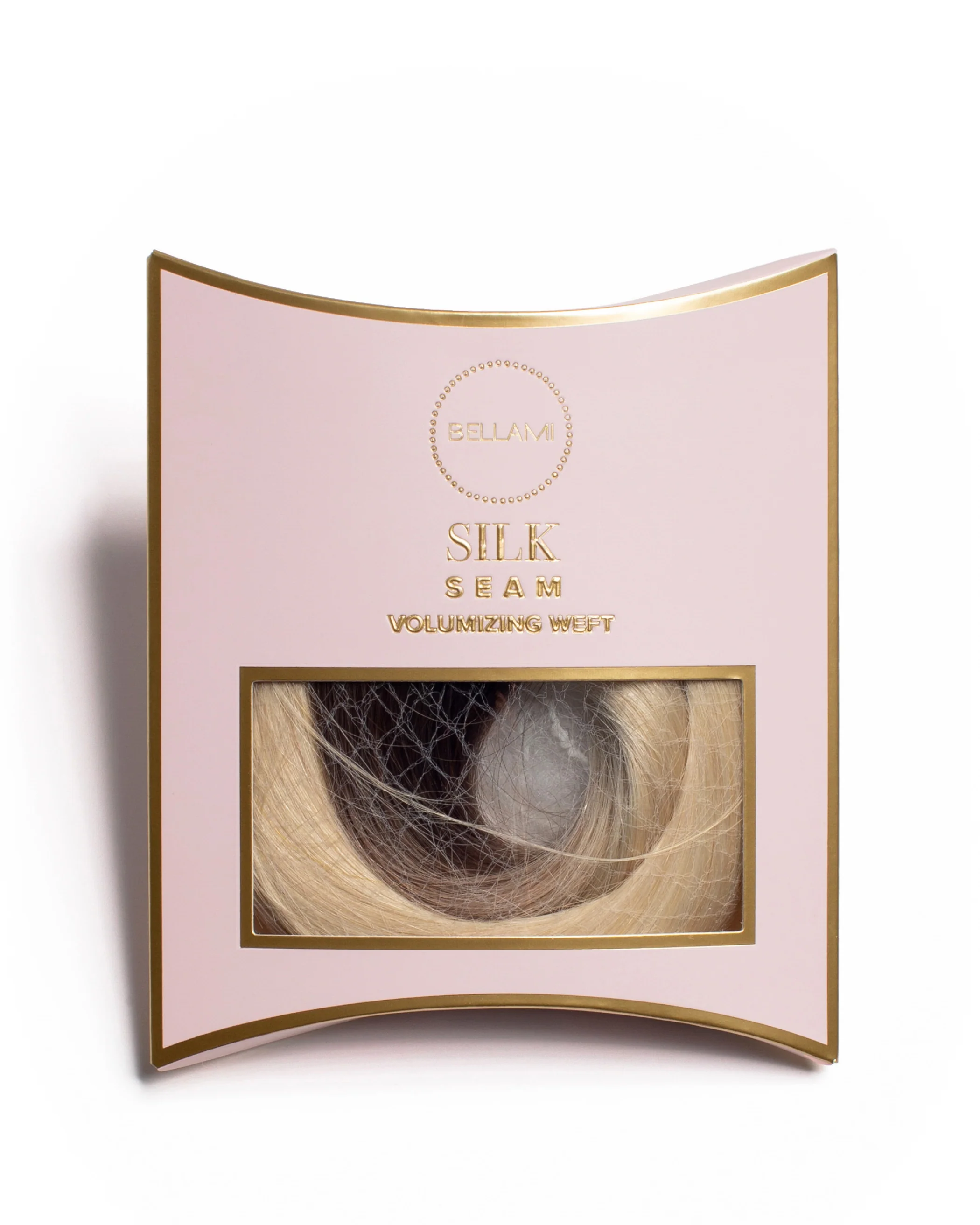 Silk Seam™ Volumizing Weft Clip-In, Walnut Brown/Ash Blonde #3/60 Rooted - Image 3