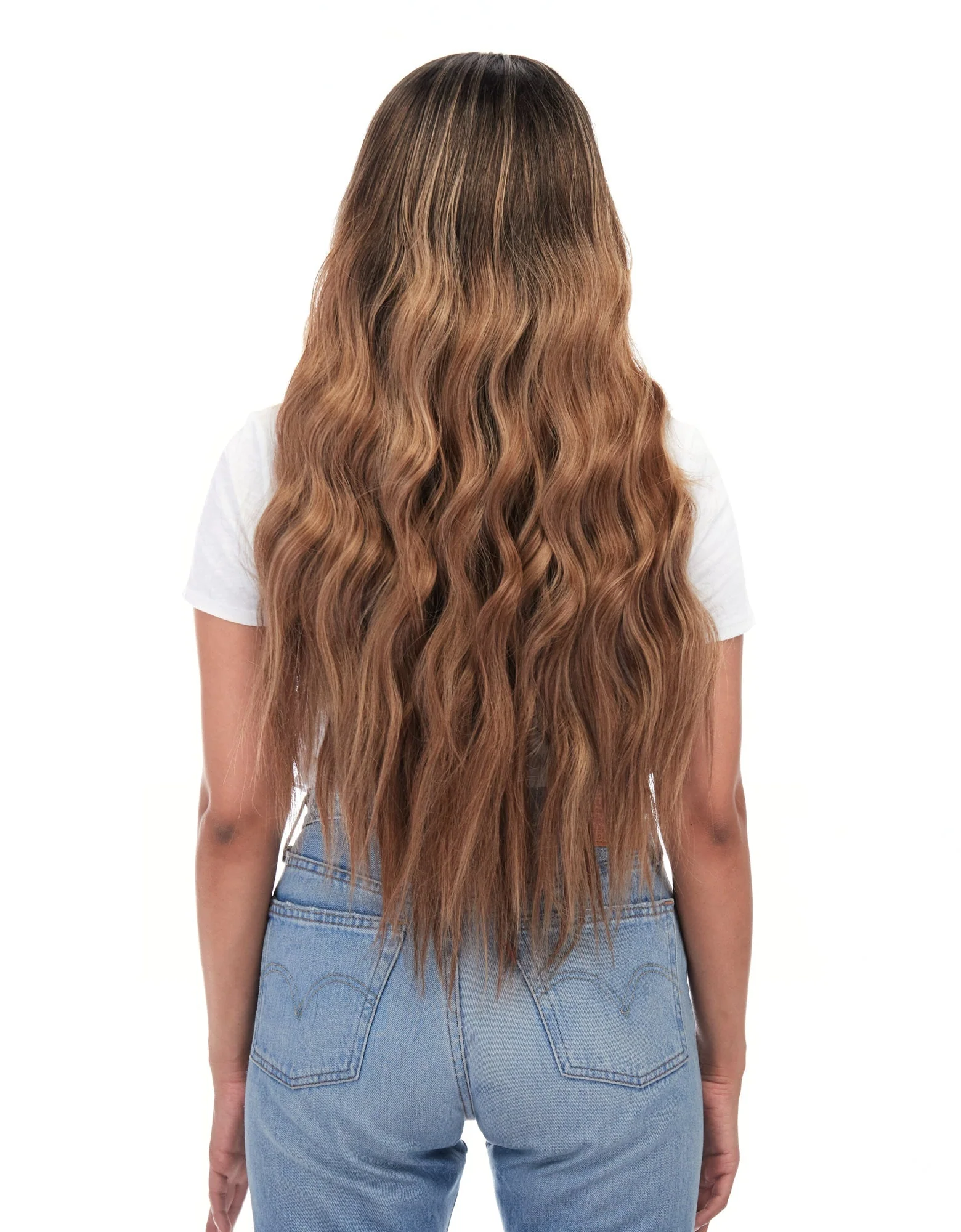 Brown Faux Wig - Alexa - Image 3