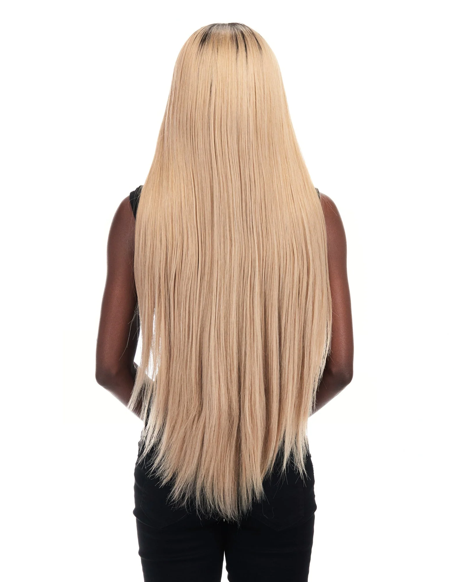 Blonde Faux Wig - Camilla 34" Straight - Image 3
