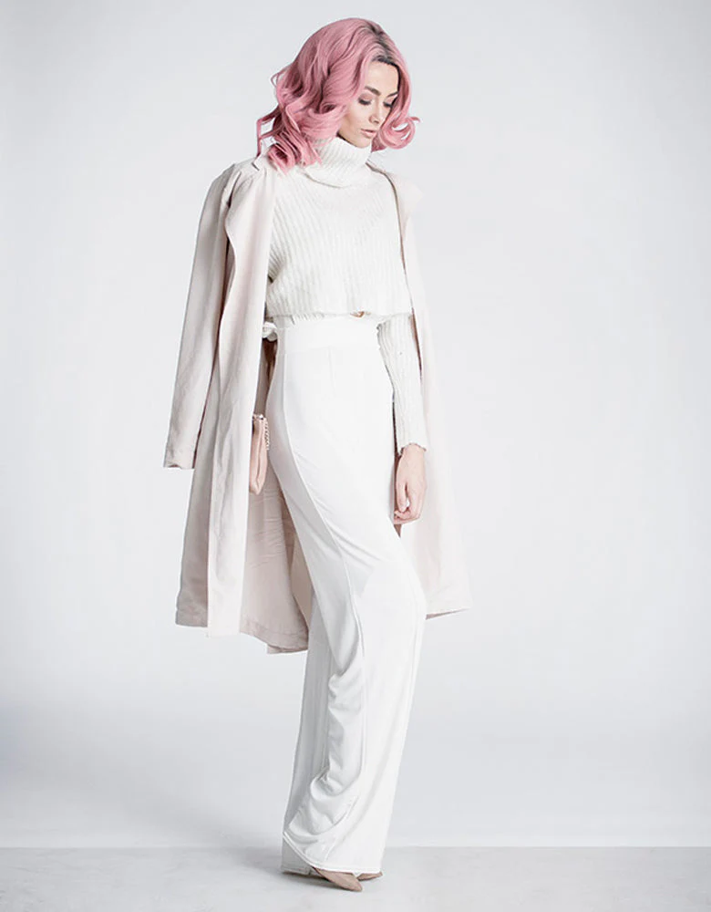 Pink Faux Wig Felicia 18" Body Wave - Image 2