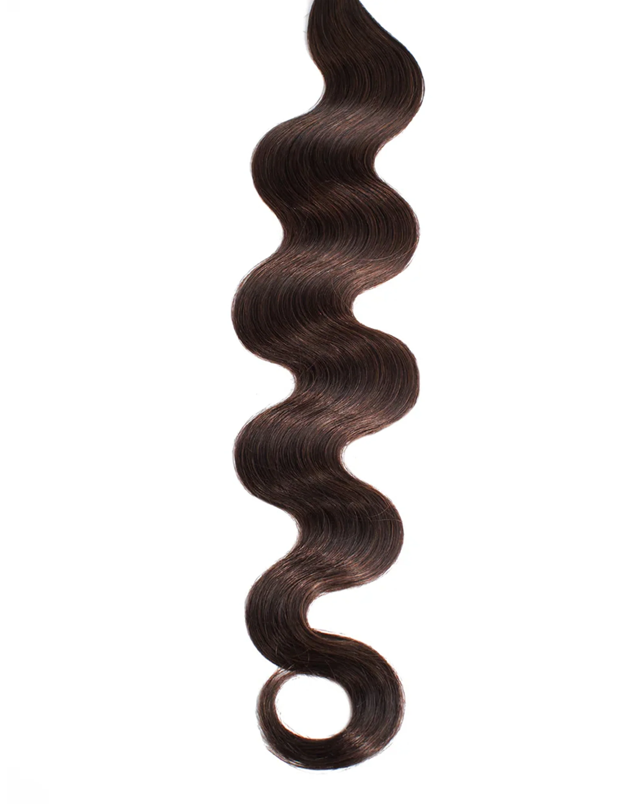 Keratin Tip Body Wave, Dark Brown #2 Natural