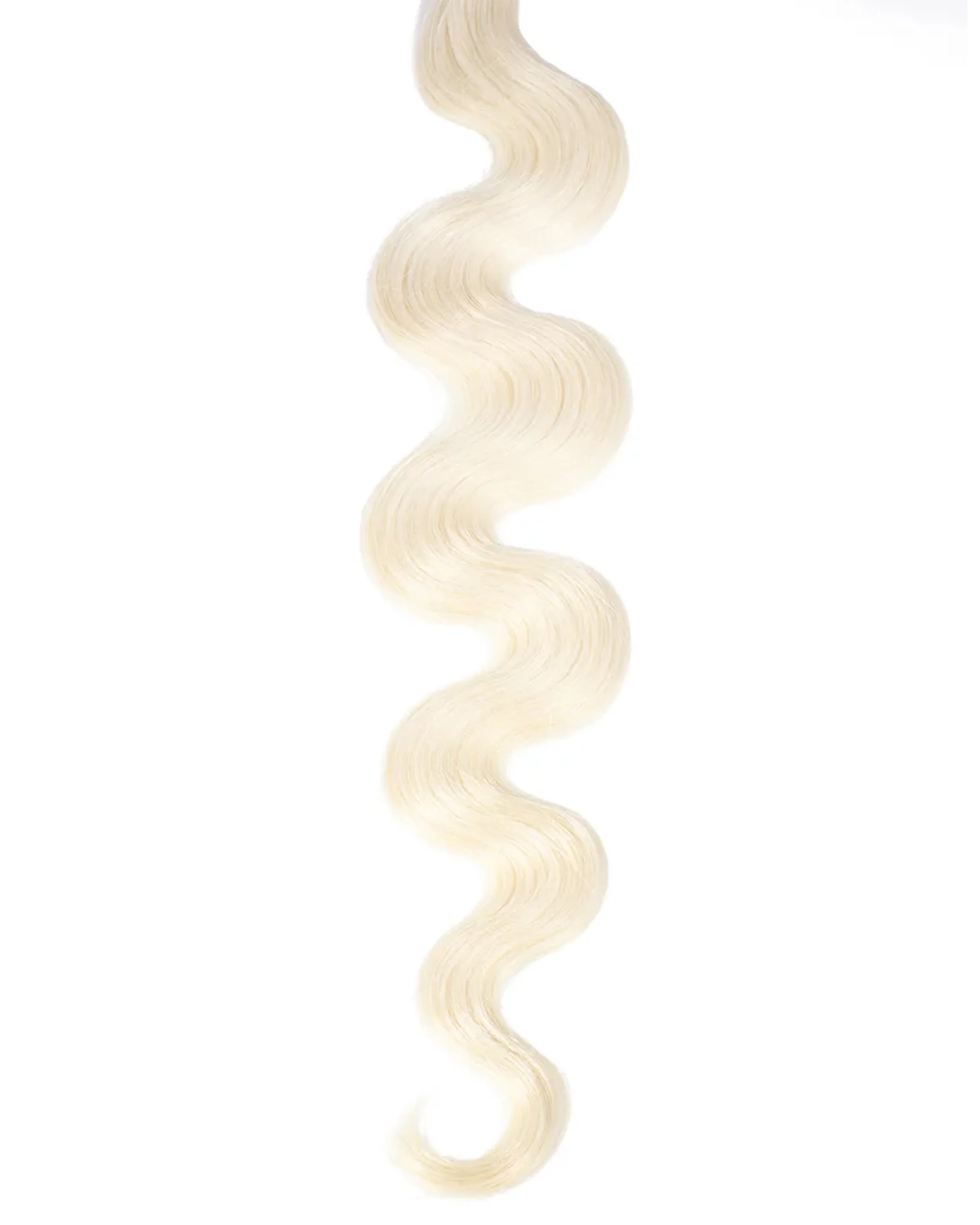 Keratin Tip Body Wave, White Blonde #80 Natural