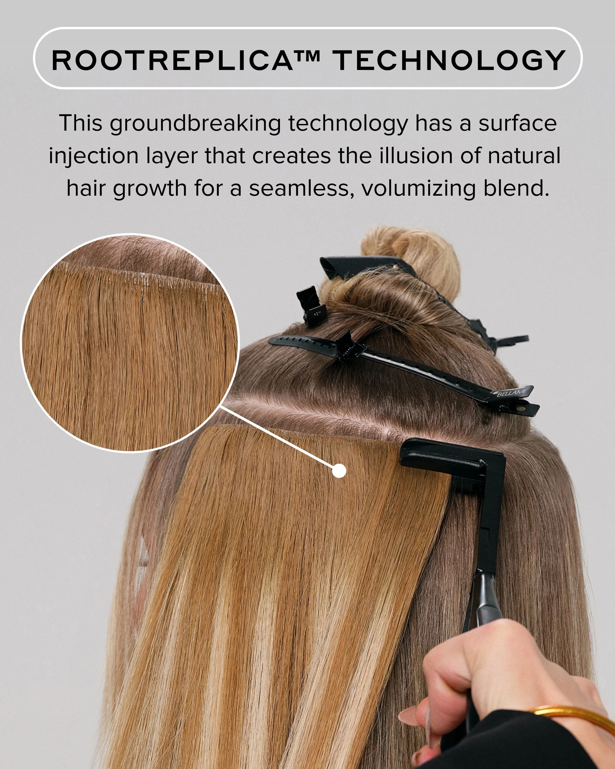 Tape-In Express Weft, Golden Blonde #610 Natural - Image 4