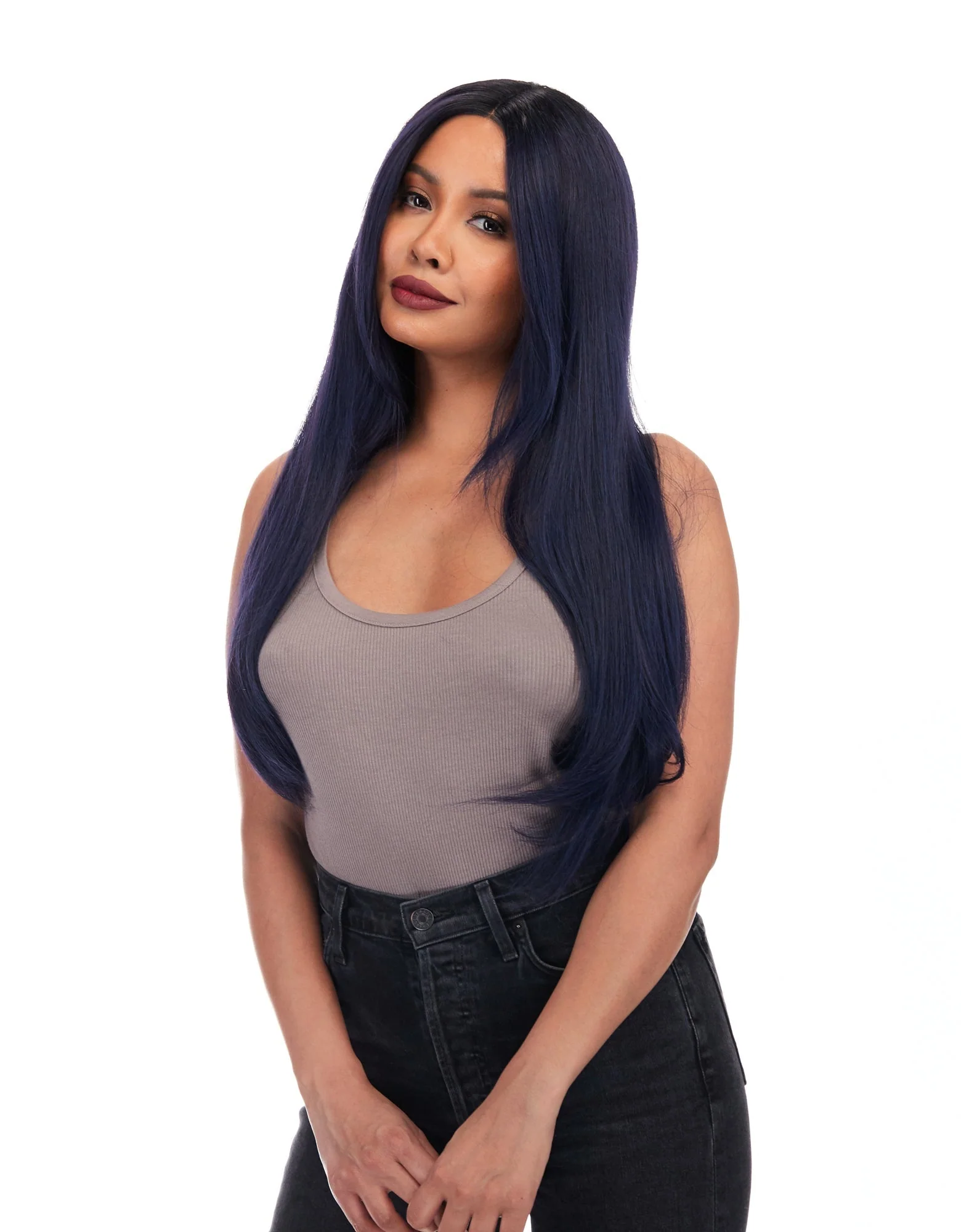 Tokyo Stylez - Knight Rider 360g 26" Straight Faux Hair Wig